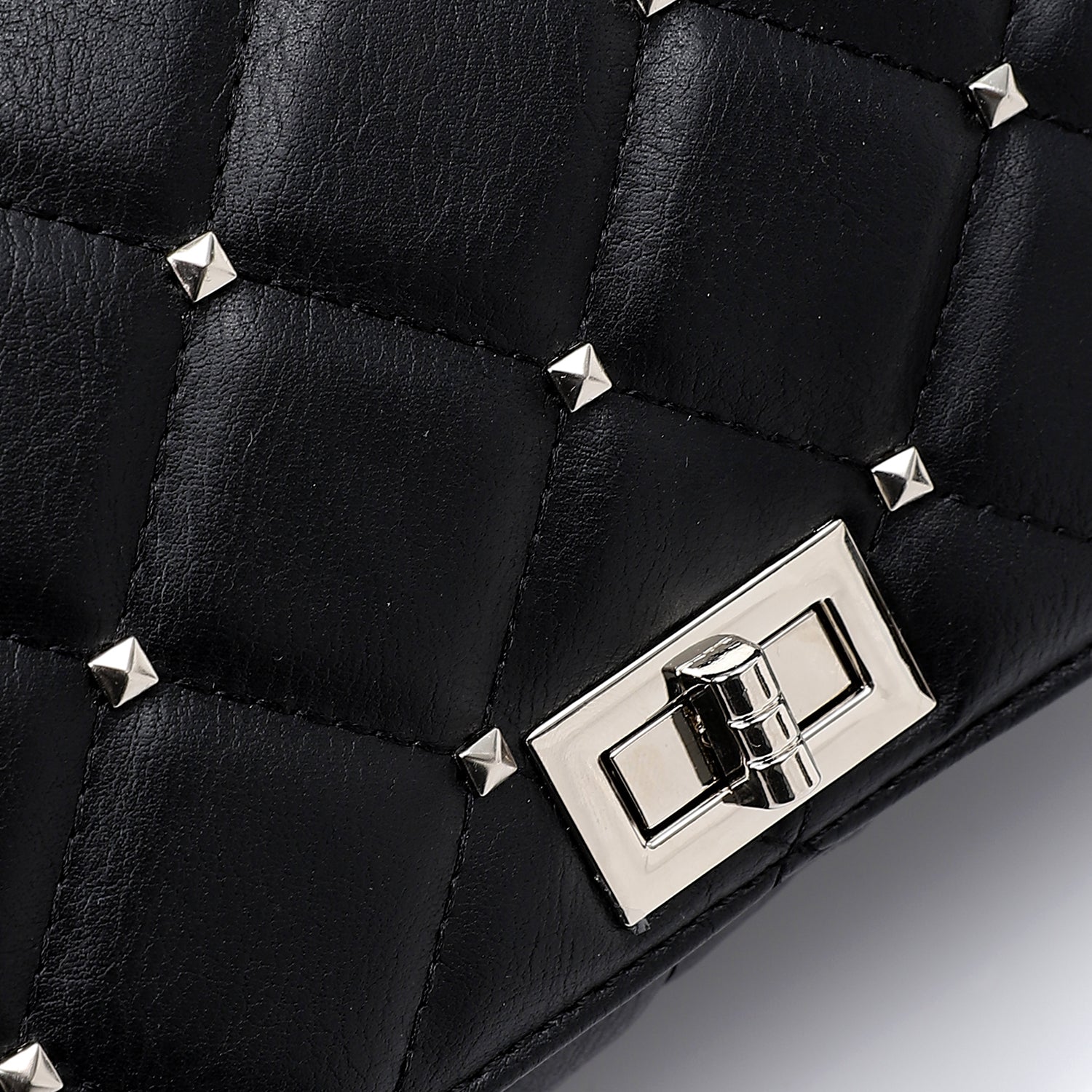 LID-DVTF-050 Metal Lock Closure Shoulder Bag