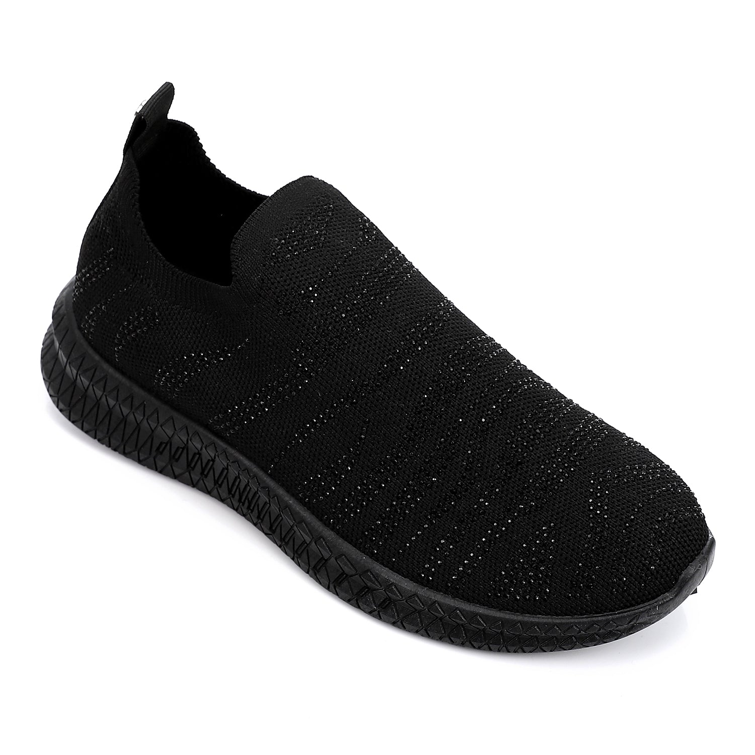 PMA-DVTF-001 Strassed Allover Black Sneaker