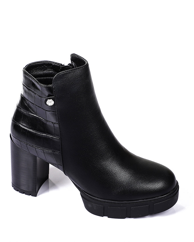 GPS-DVTH-009 Heeled Chunky Ankle Boot