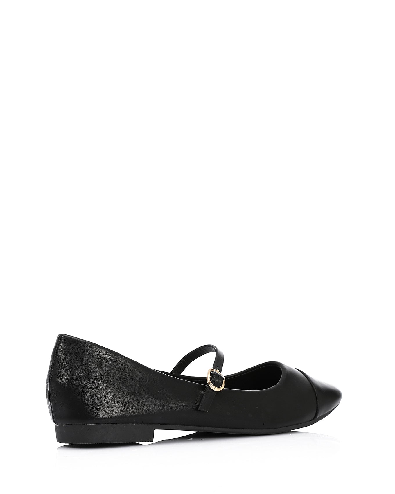 JAL-DVTV-025 Round Mash & Leather Ballet Flats