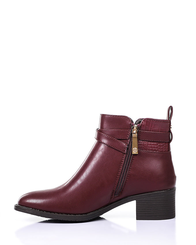 SUN-DVTH-010  Leather Ankle Boot