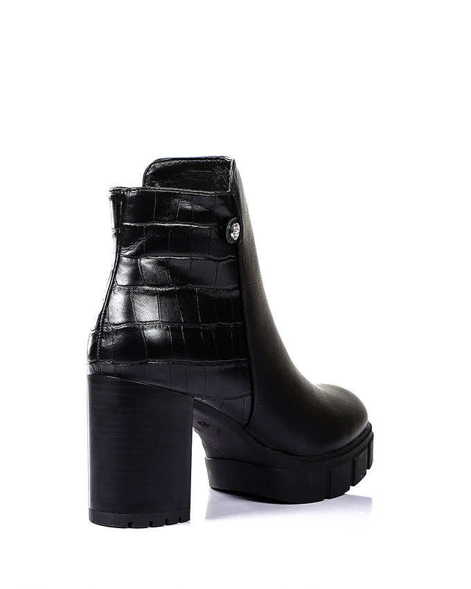 GPS-DVTH-009 Heeled Chunky Ankle Boot