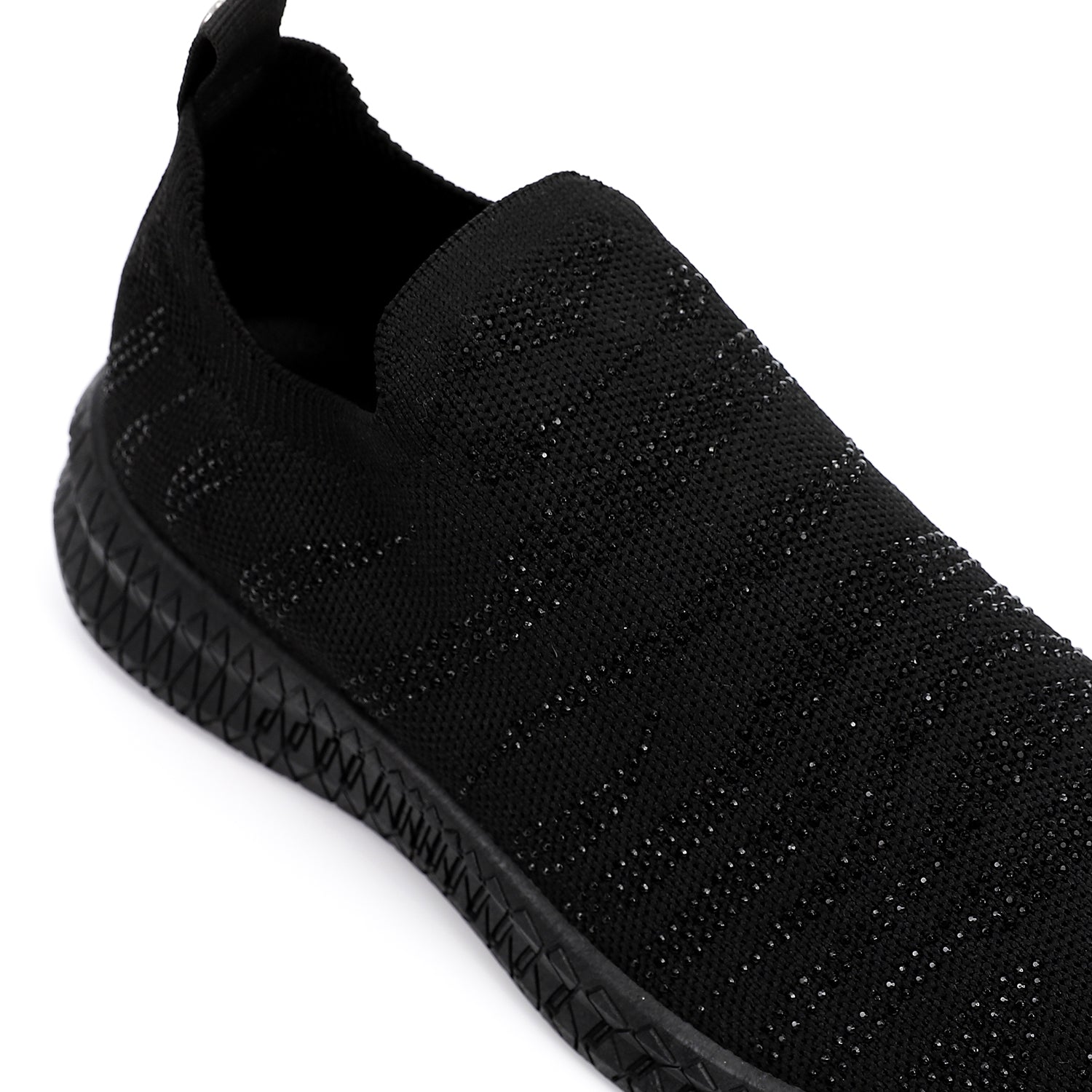 PMA-DVTF-001 Strassed Allover Black Sneaker