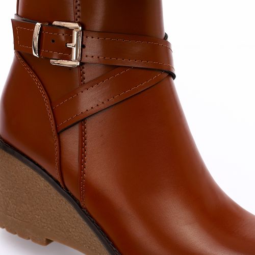 SUN-DVTH-011  Wedge Ankle Boot