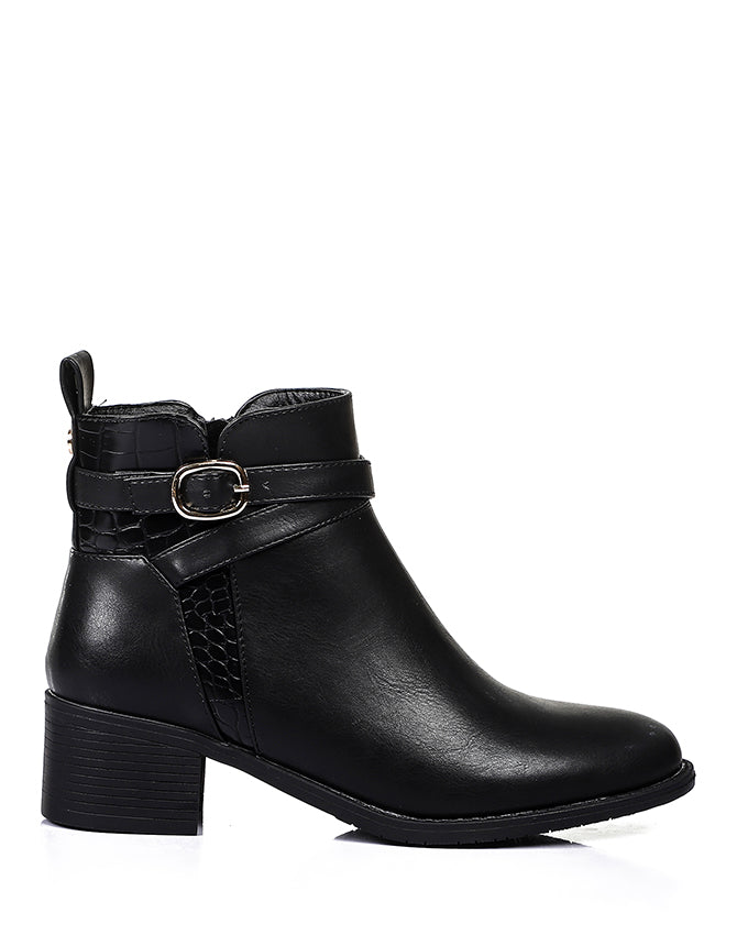 SUN-DVTH-010  Leather Ankle Boot