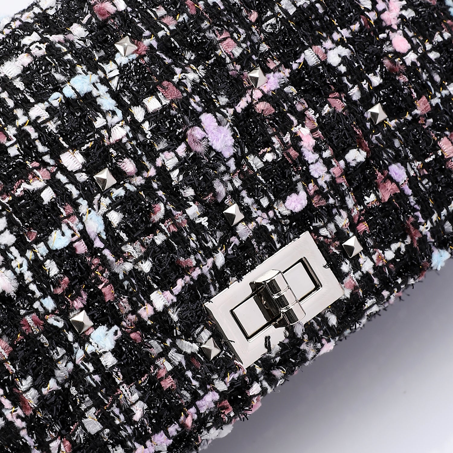 LID-DVTF-050 Metal Lock Closure Shoulder Bag