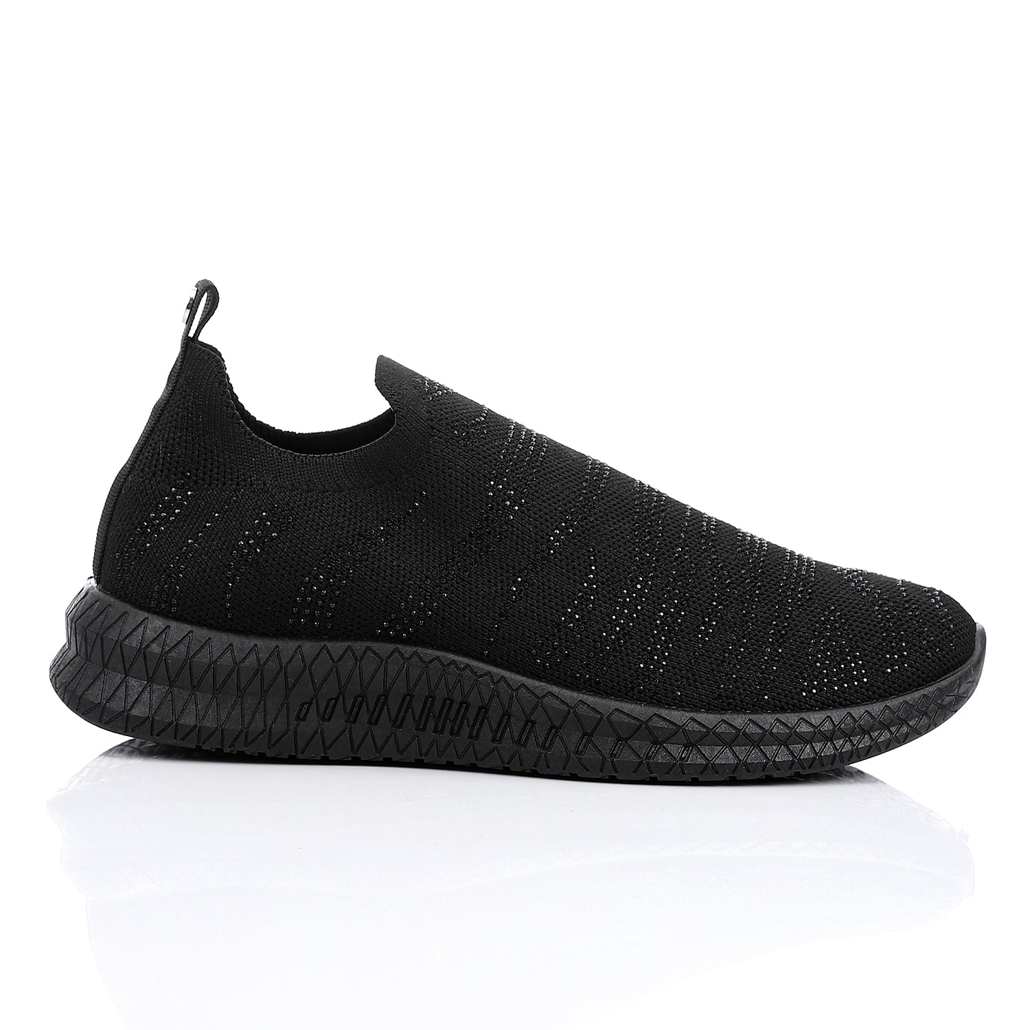 PMA-DVTF-001 Strassed Allover Black Sneaker