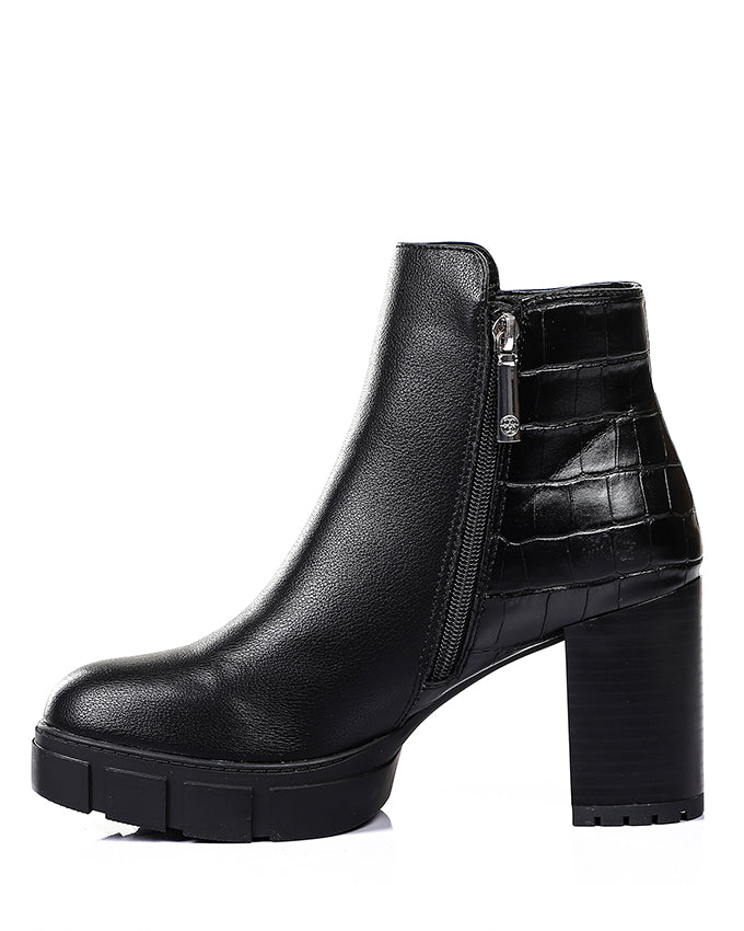 GPS-DVTH-009 Heeled Chunky Ankle Boot
