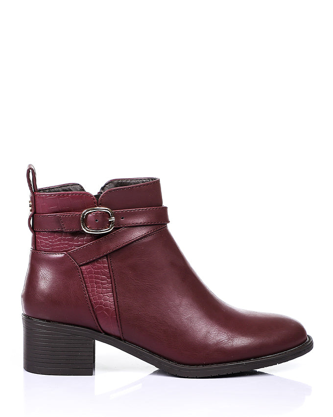 SUN-DVTH-010  Leather Ankle Boot