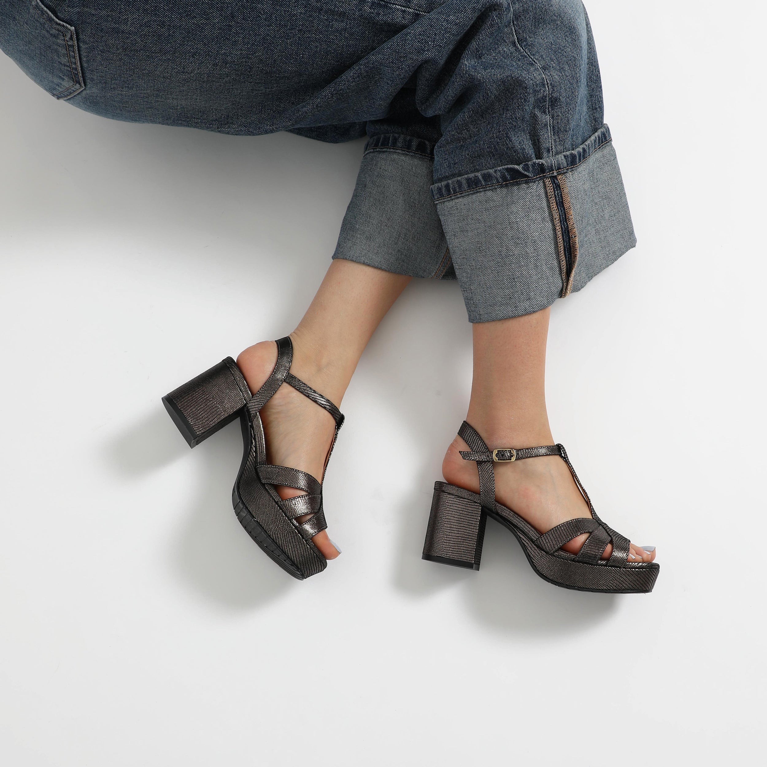 Charlie WIDE Anthracite Metallic