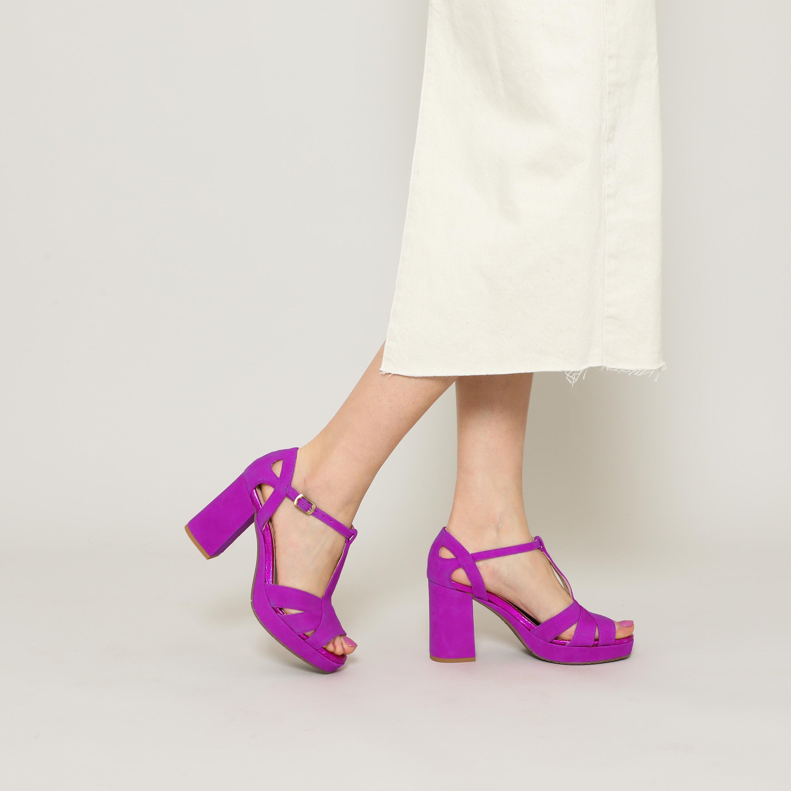 Valerie Purple Suede
