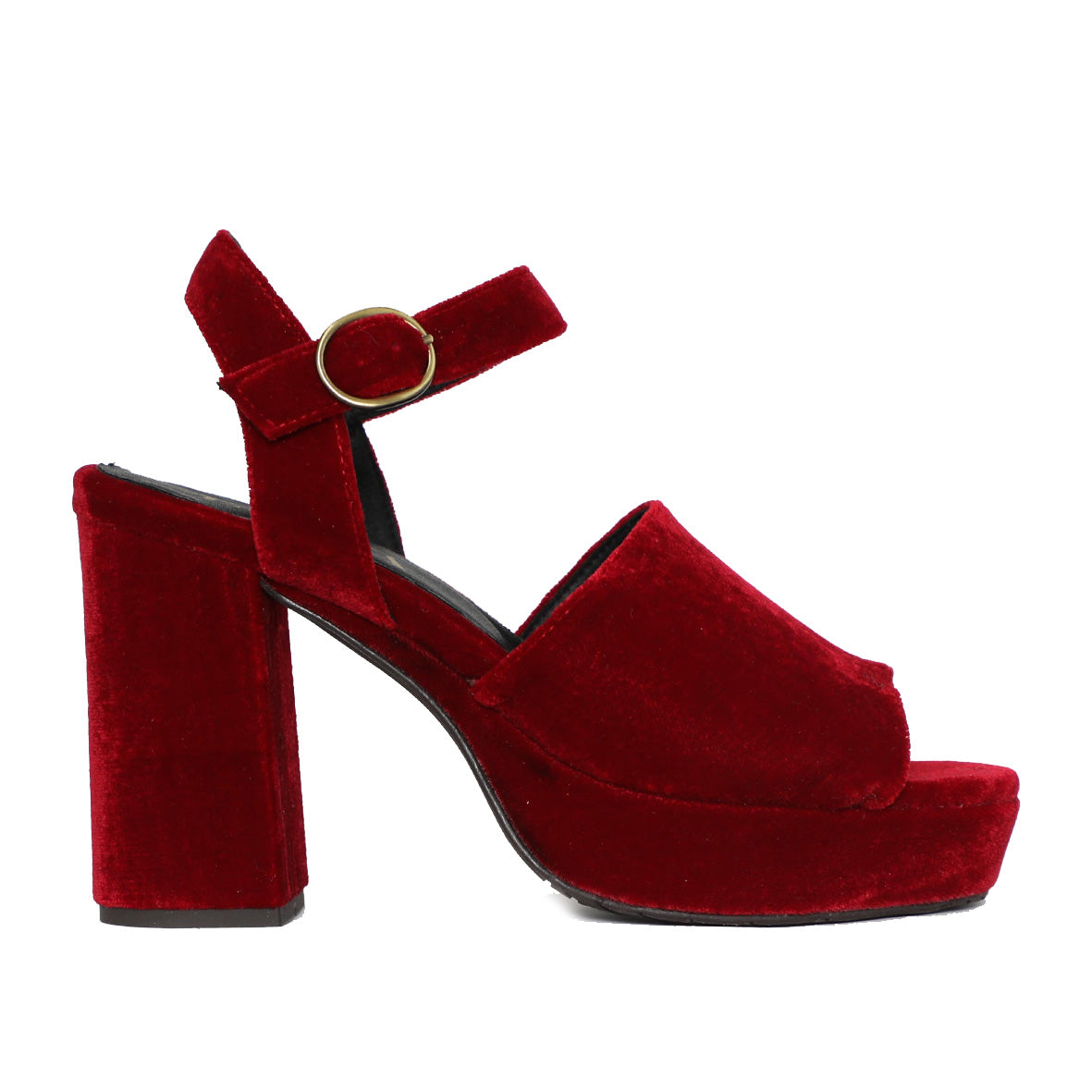 Willa Vegan Velvet Red