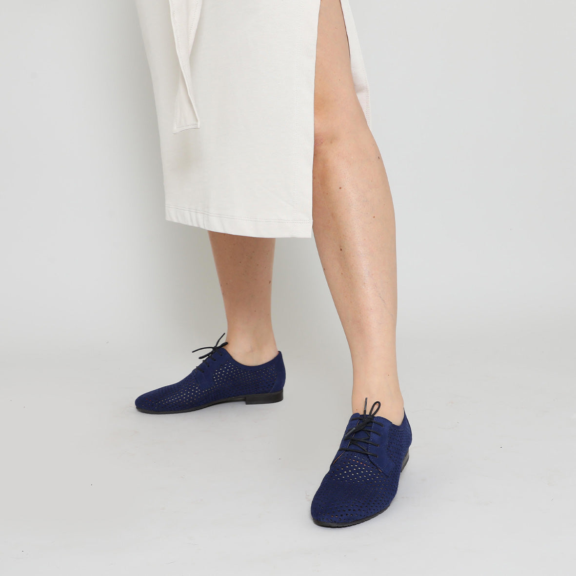 Echo Navy Suede