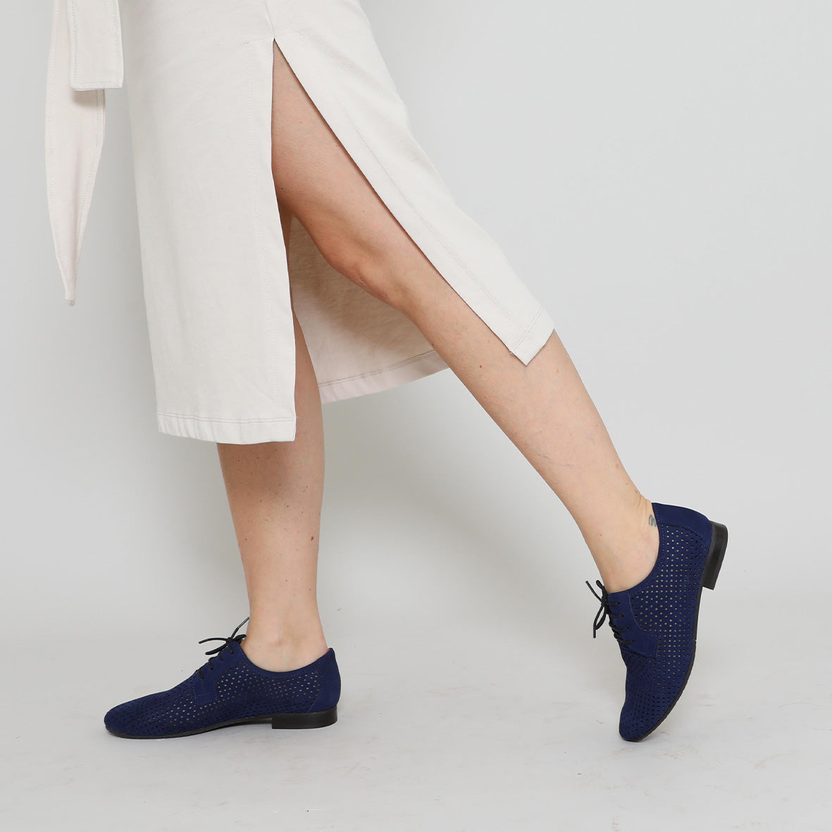 Echo Navy Suede