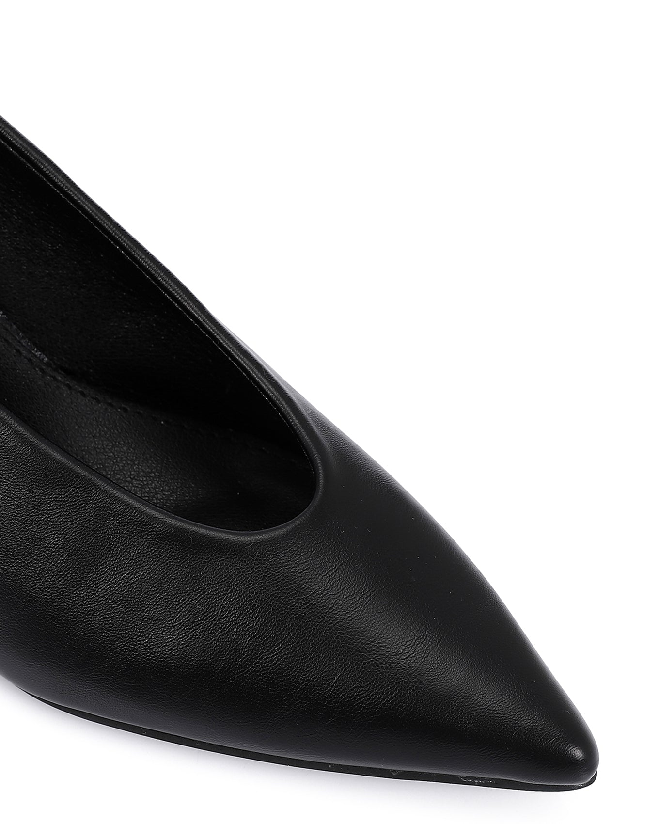 JAL-DVTV-002 Solid Pointed Toe Cap Mid Heels