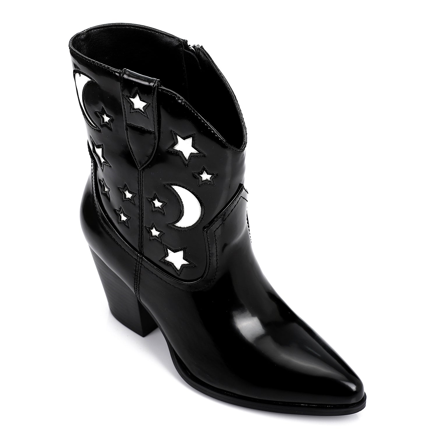 PRD-DVTF-007  Cresents & Stars Half Boot