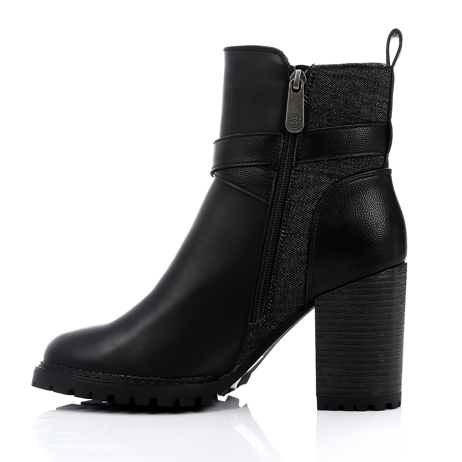 SUN-DVTF-009 Leather Ankle Boot