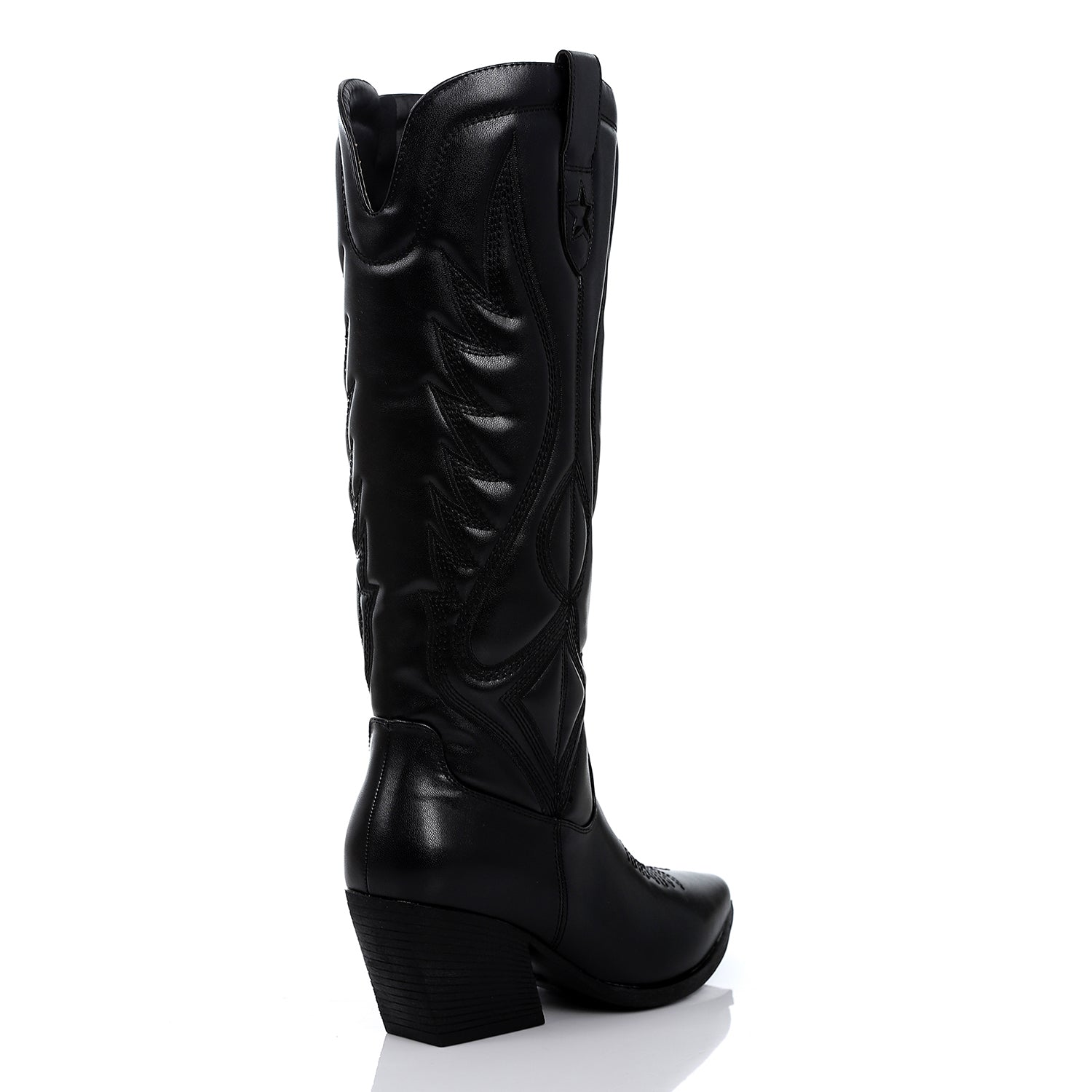 SUN-DVTF-003 Mid Heel Cowboy Boot