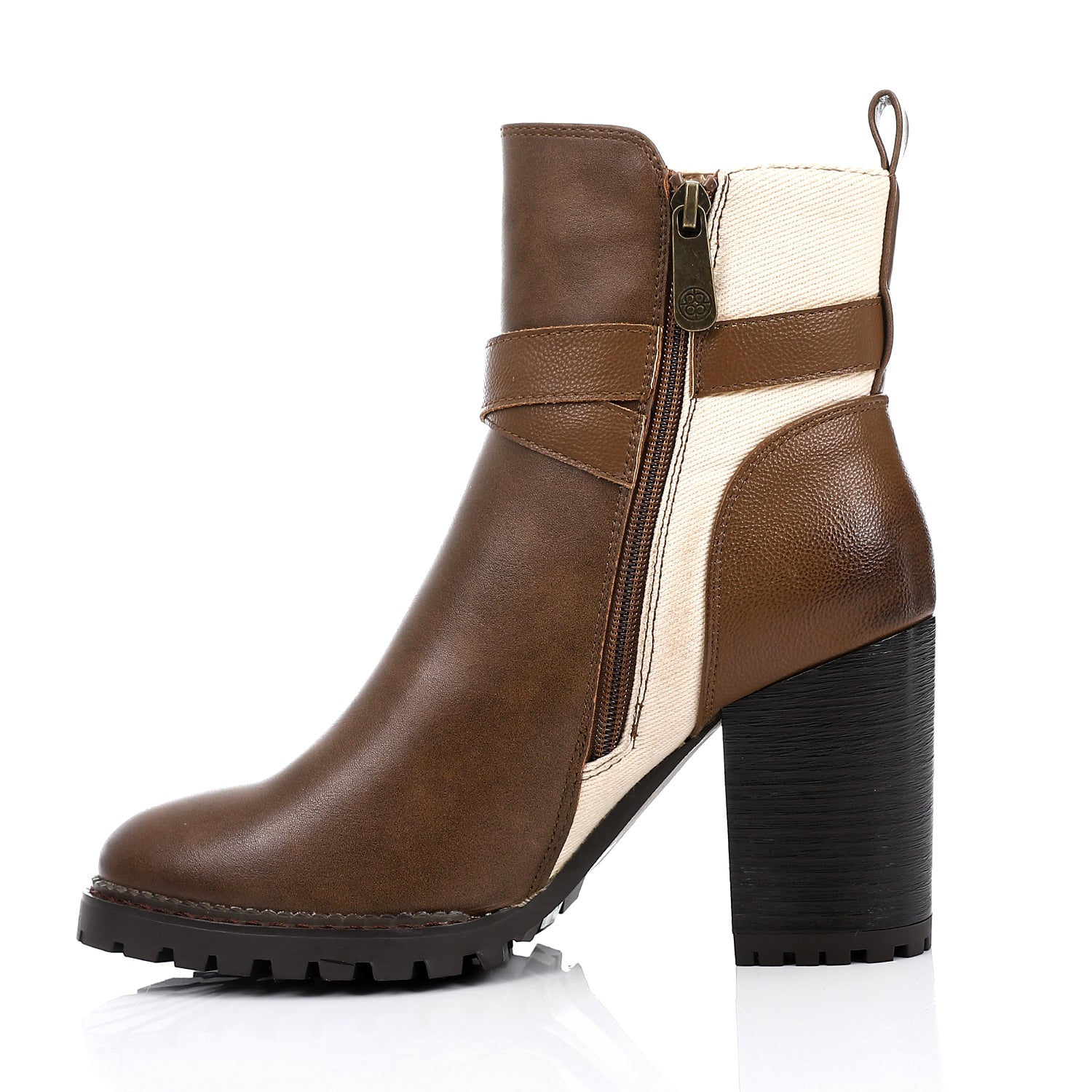 SUN-DVTF-009 Leather Ankle Boot
