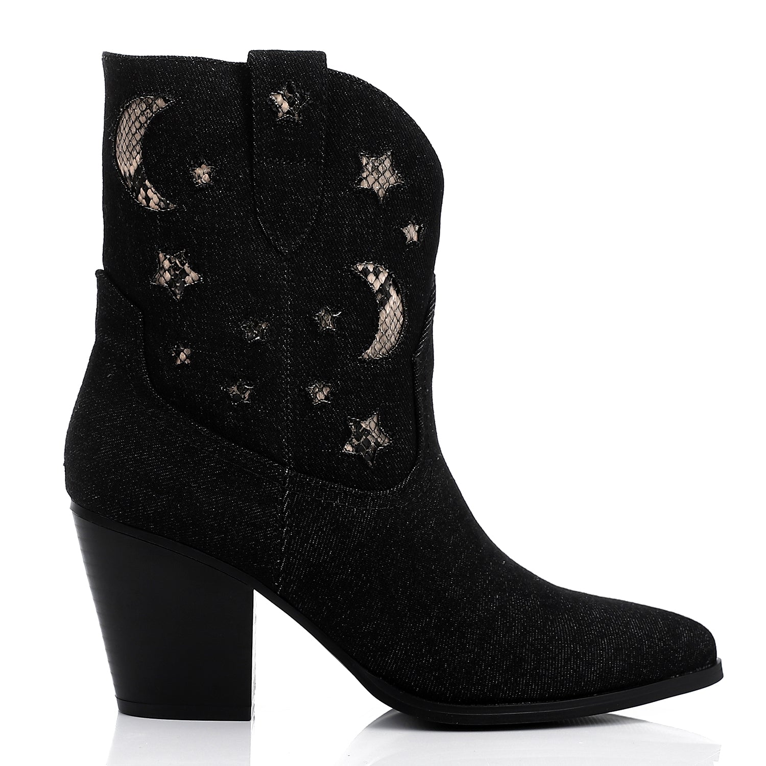 PRD-DVTF-007  Cresents & Stars Half Boot