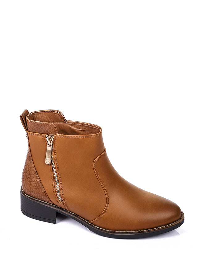 SUN-DVTH-026 Leather Half Boot