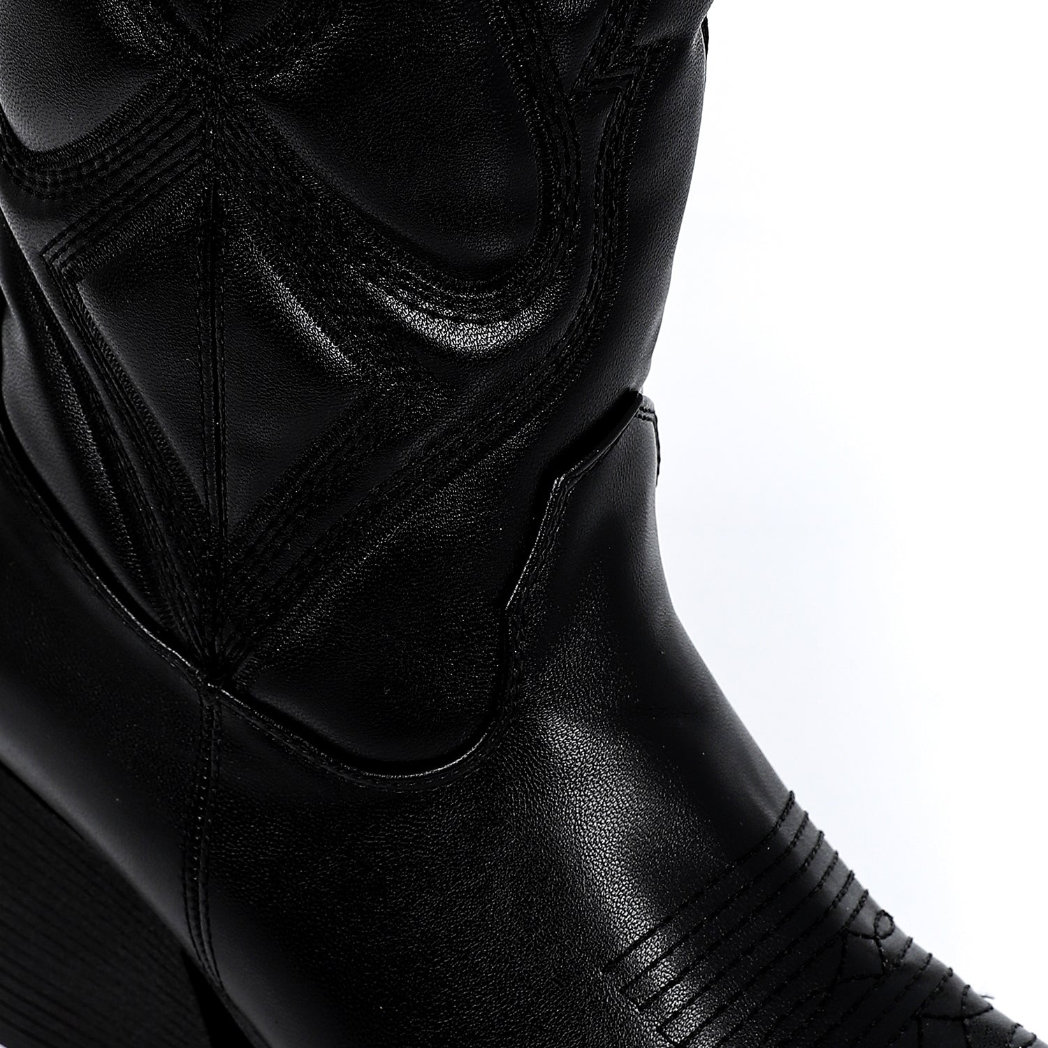 SUN-DVTF-003 Mid Heel Cowboy Boot