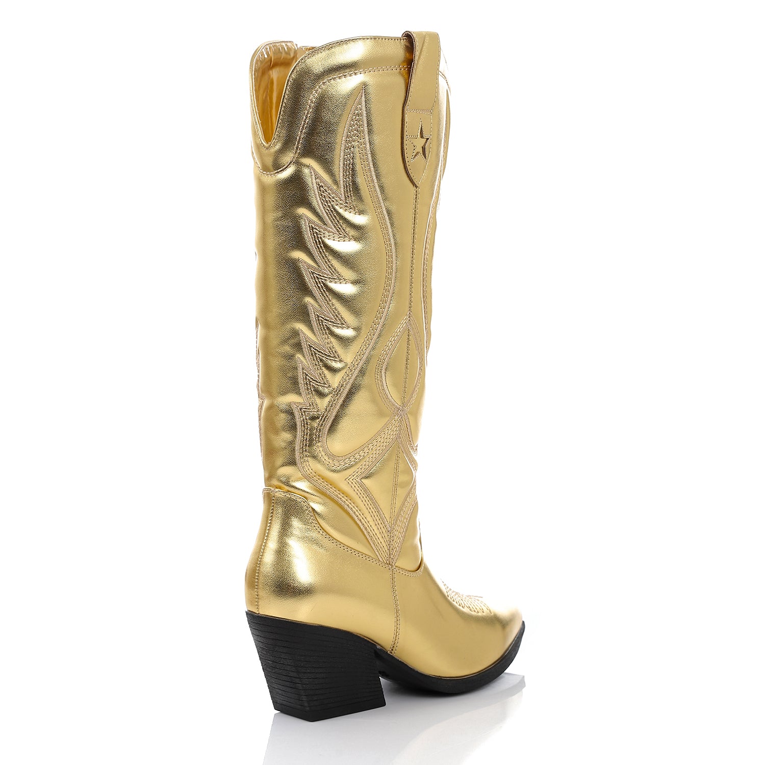 SUN-DVTF-003 Mid Heel Cowboy Boot