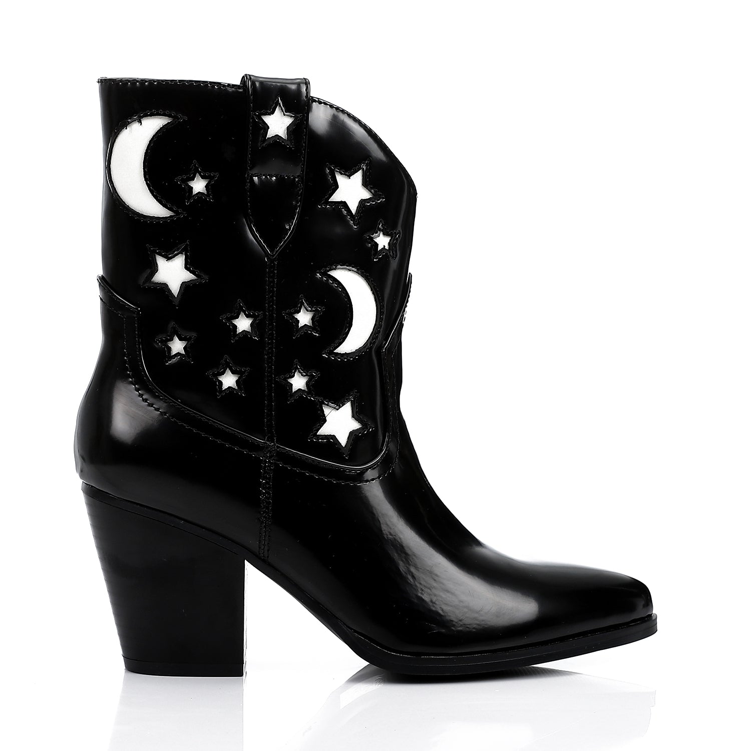 PRD-DVTF-007  Cresents & Stars Half Boot
