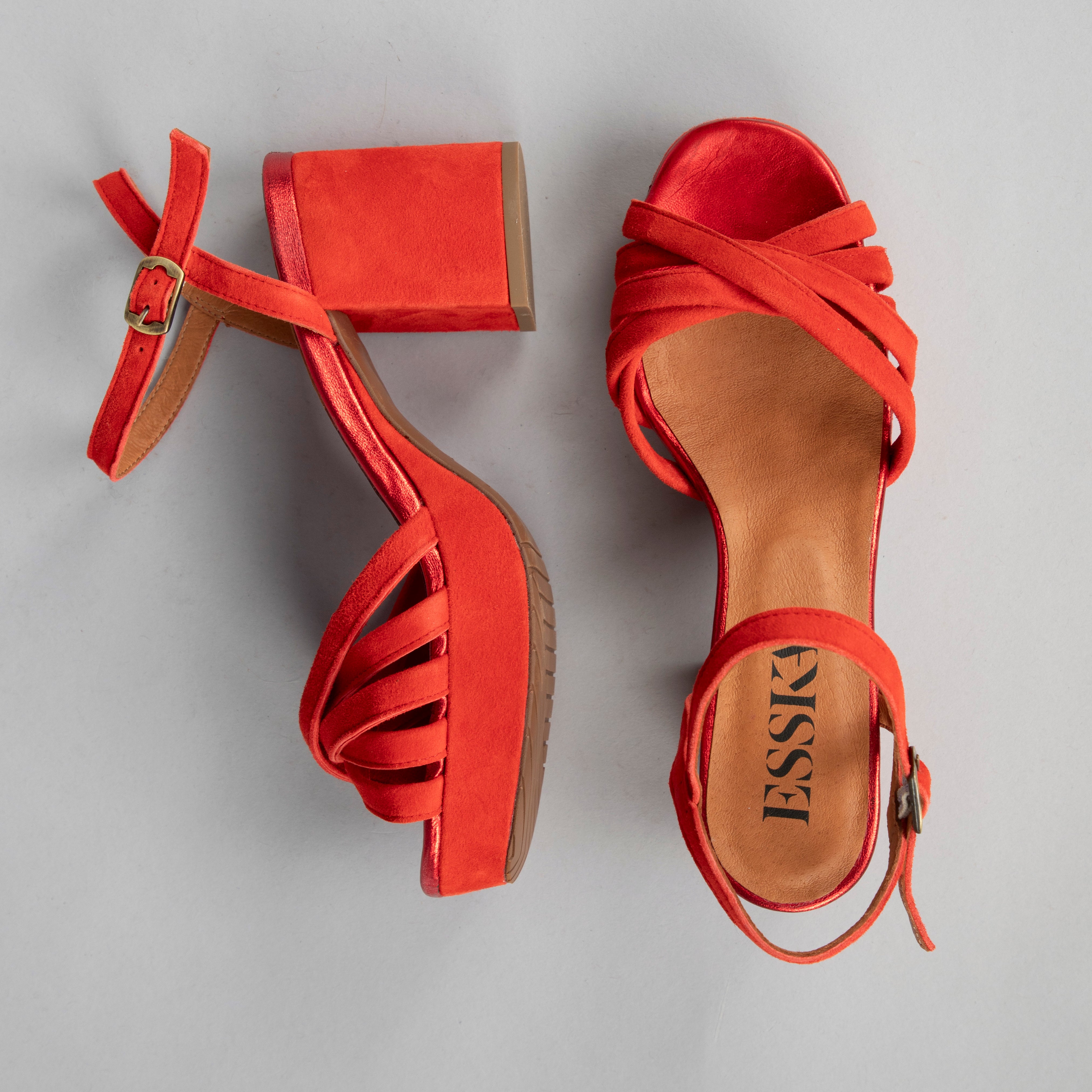 Casey Red Suede