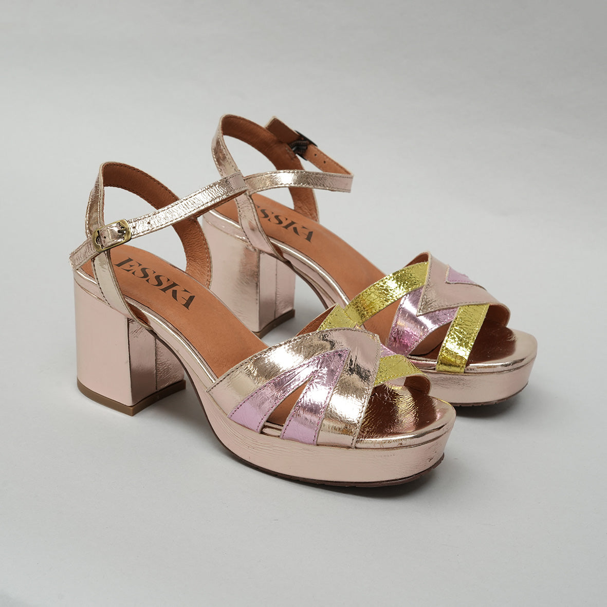 Cleo Metallic Pastel Multi