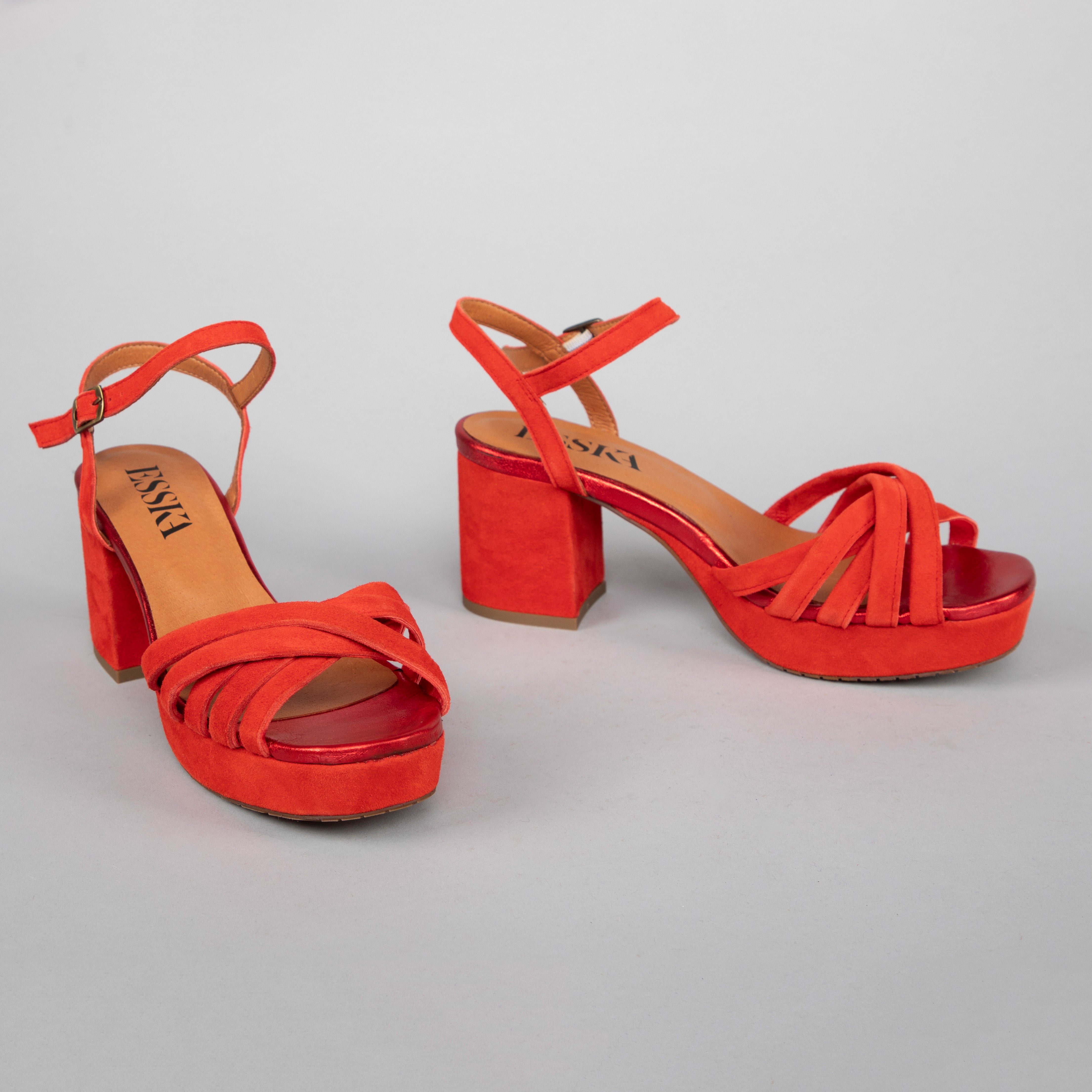Casey Red Suede
