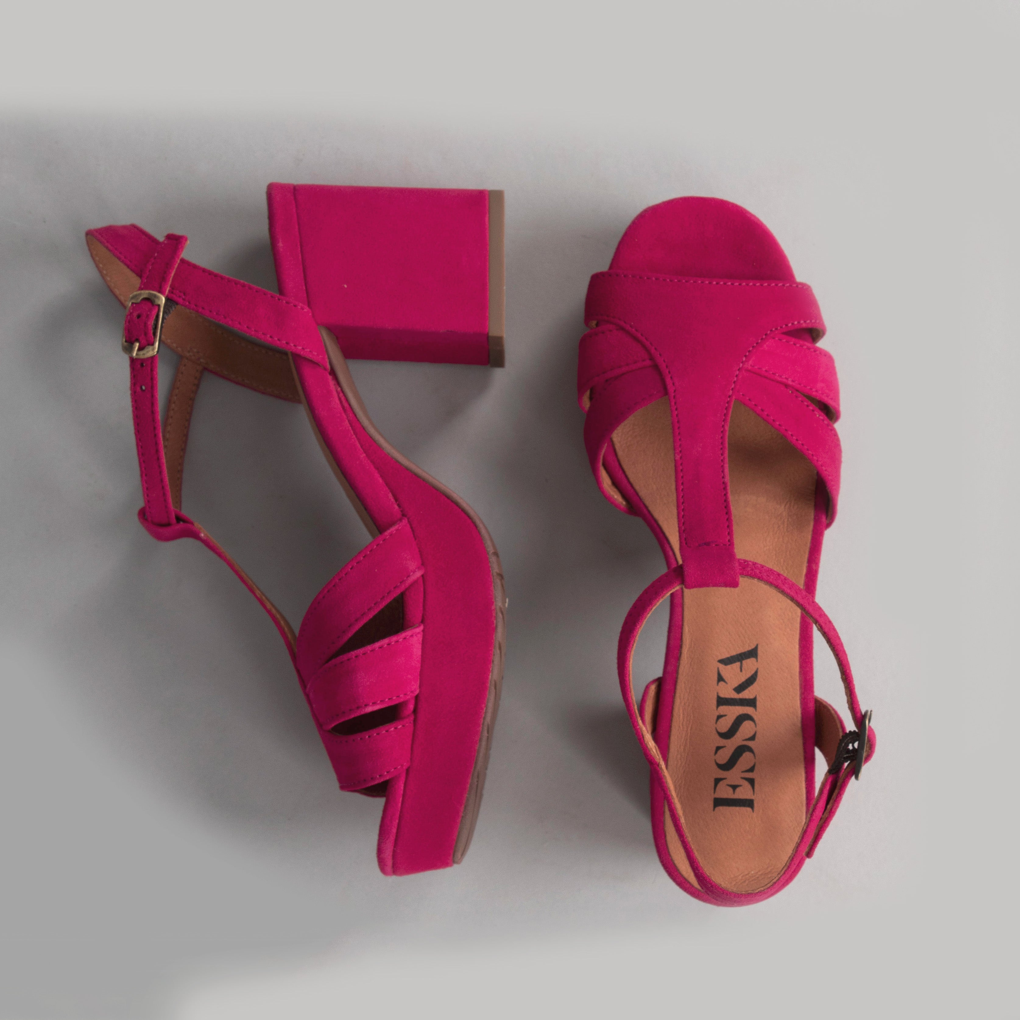 Charlie Fuchsia Suede