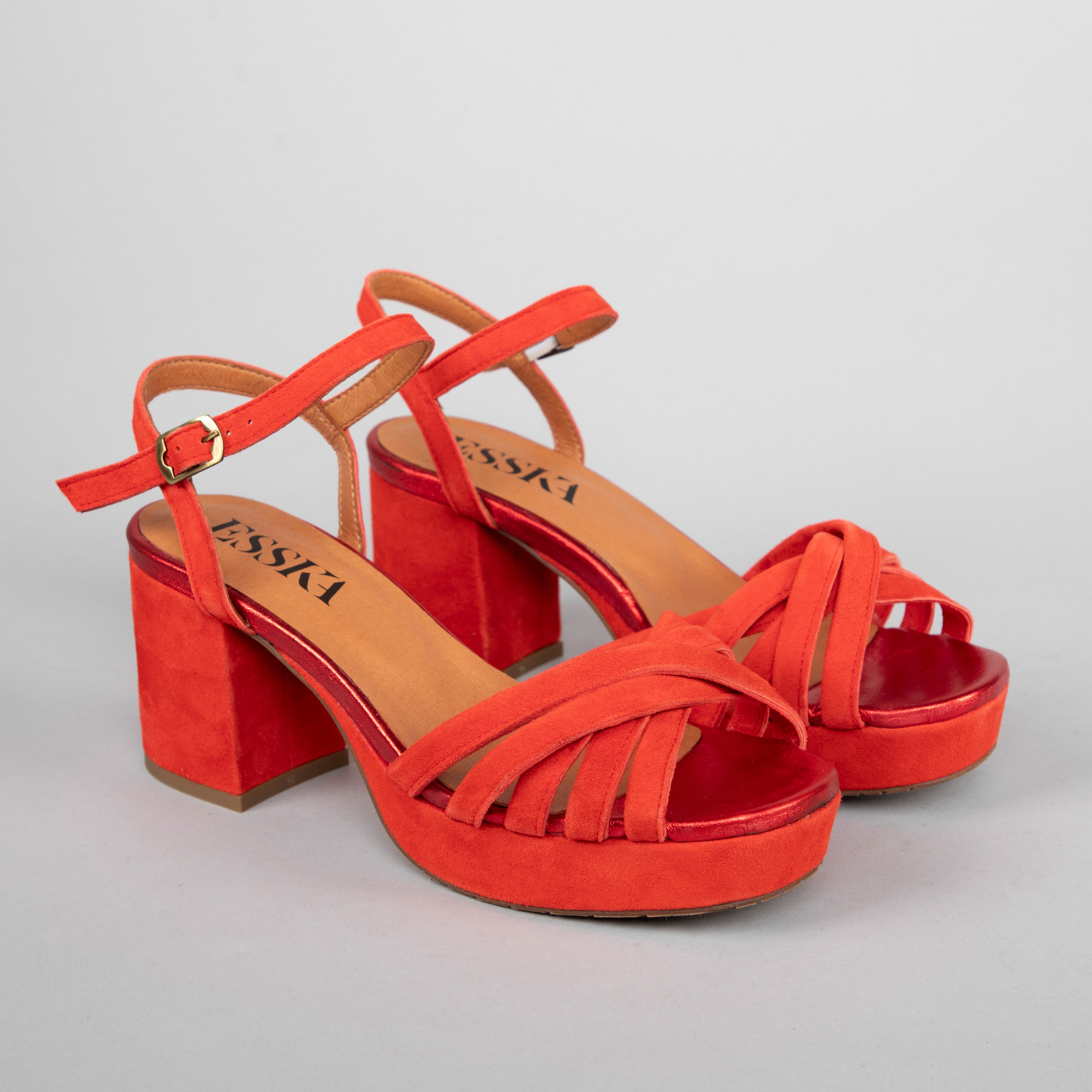 Casey Red Suede