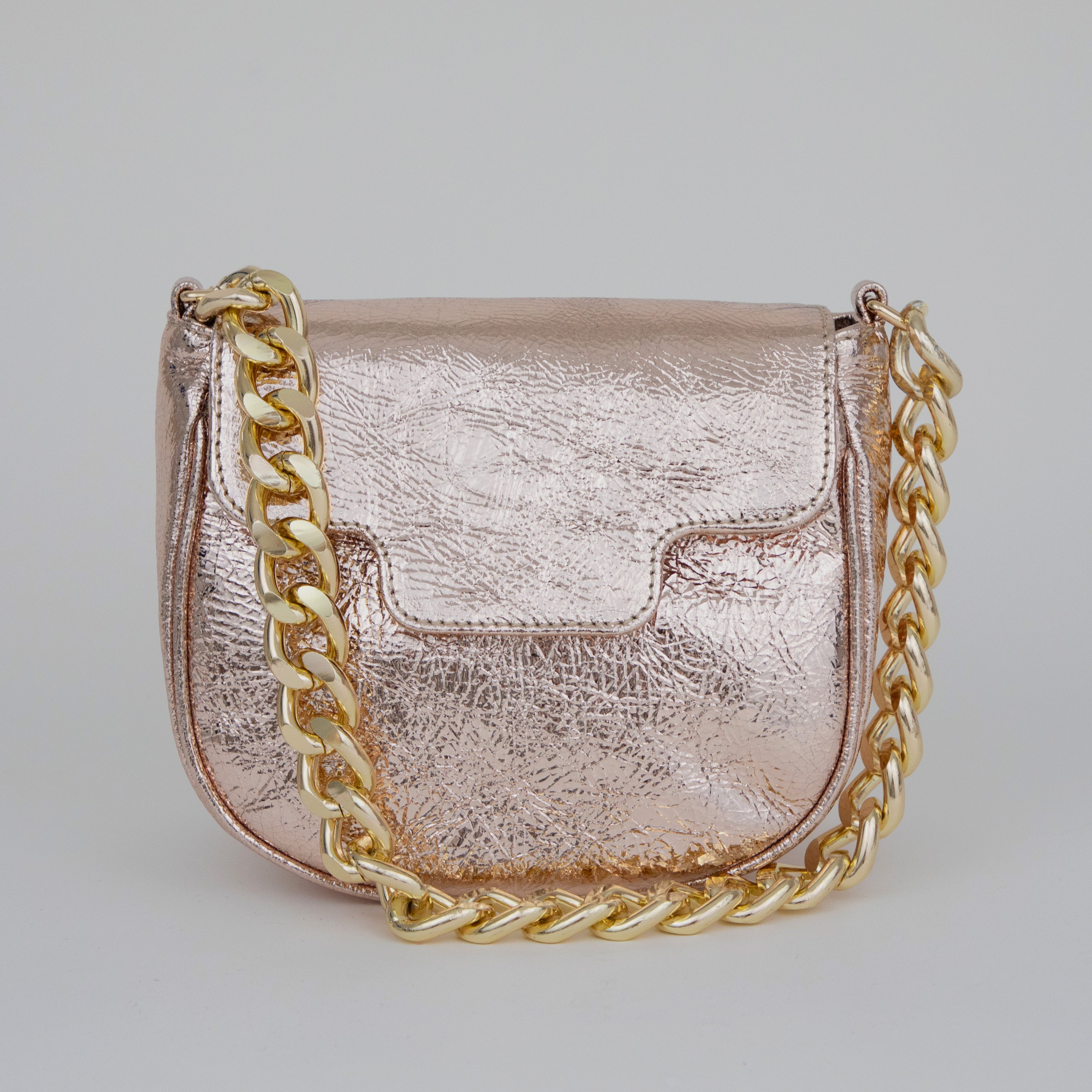Romeo Bag - Taupe Champagne Metallic