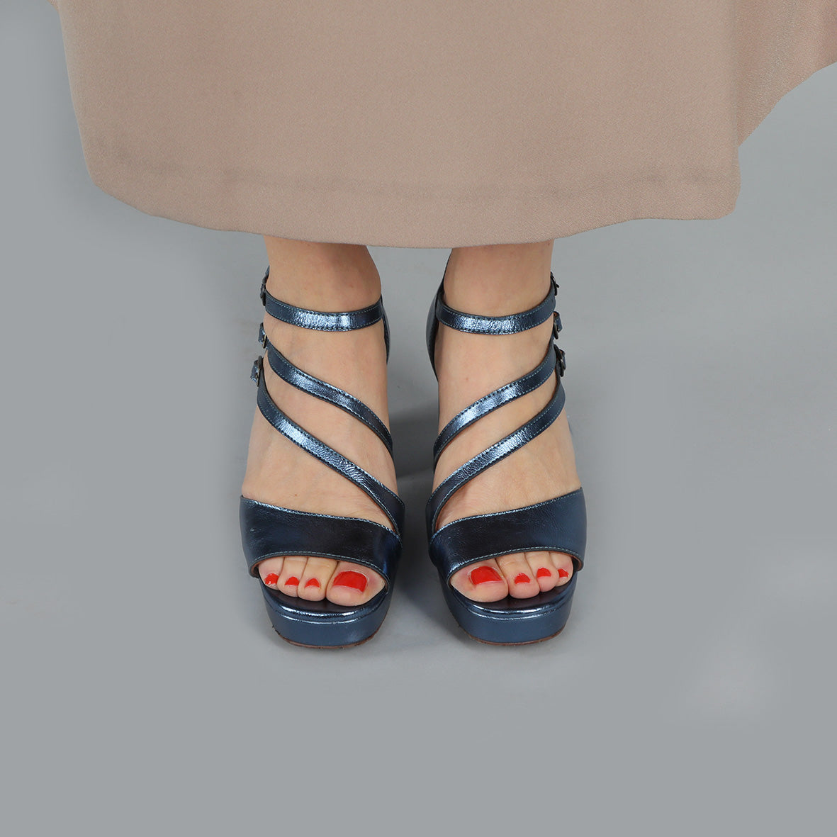 Carmen Blue Metallic