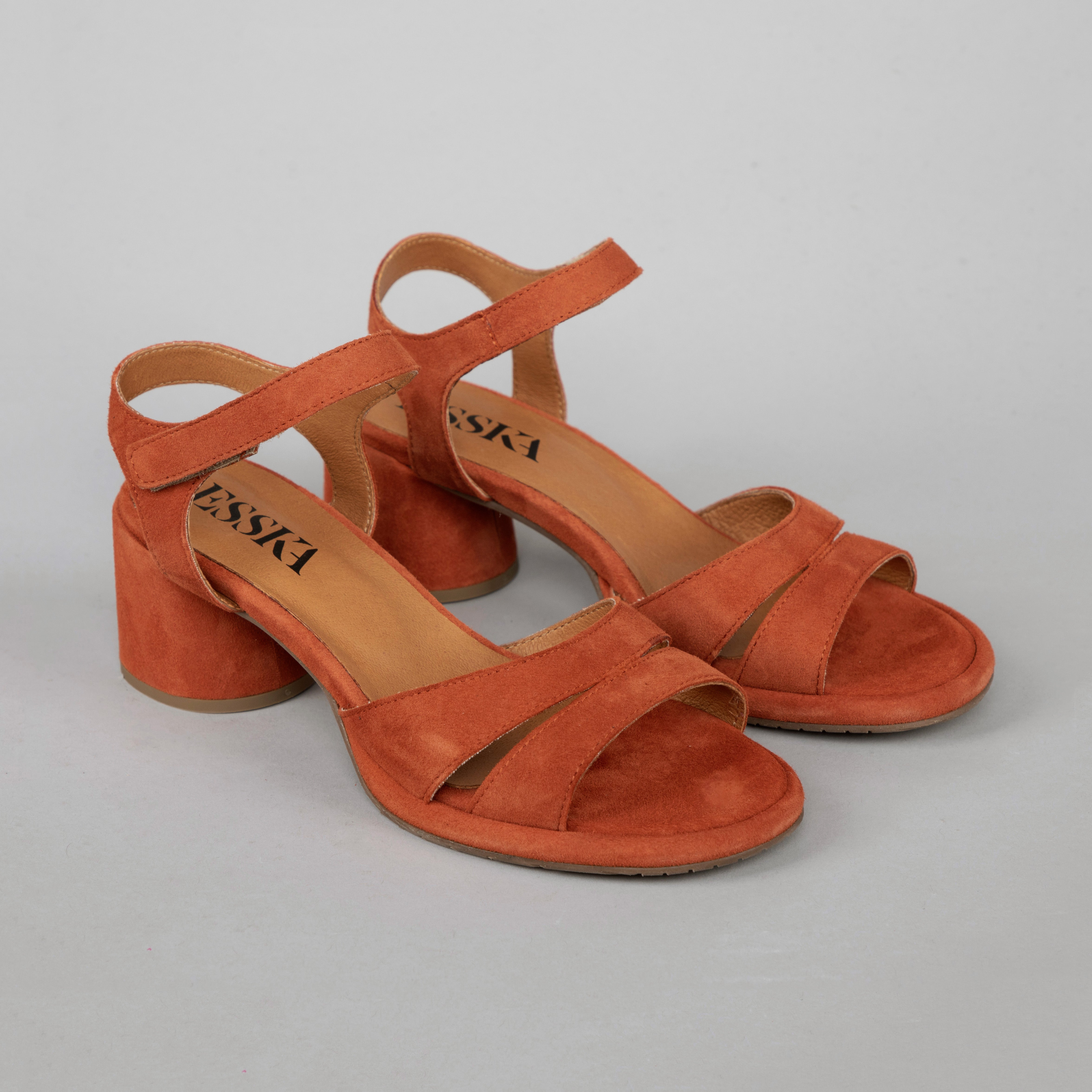 Olivia Rust Suede