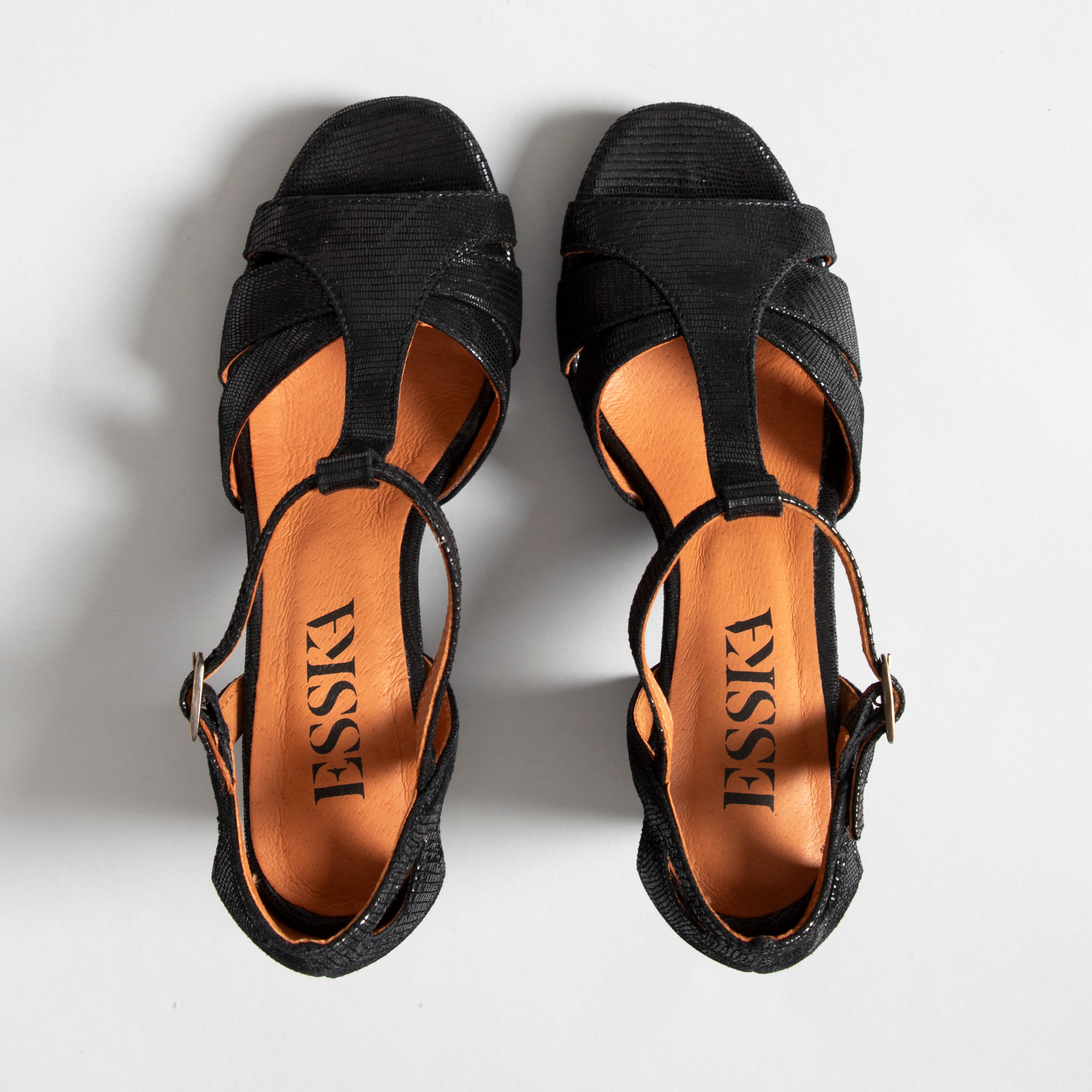 Valerie WIDE Black Metallic