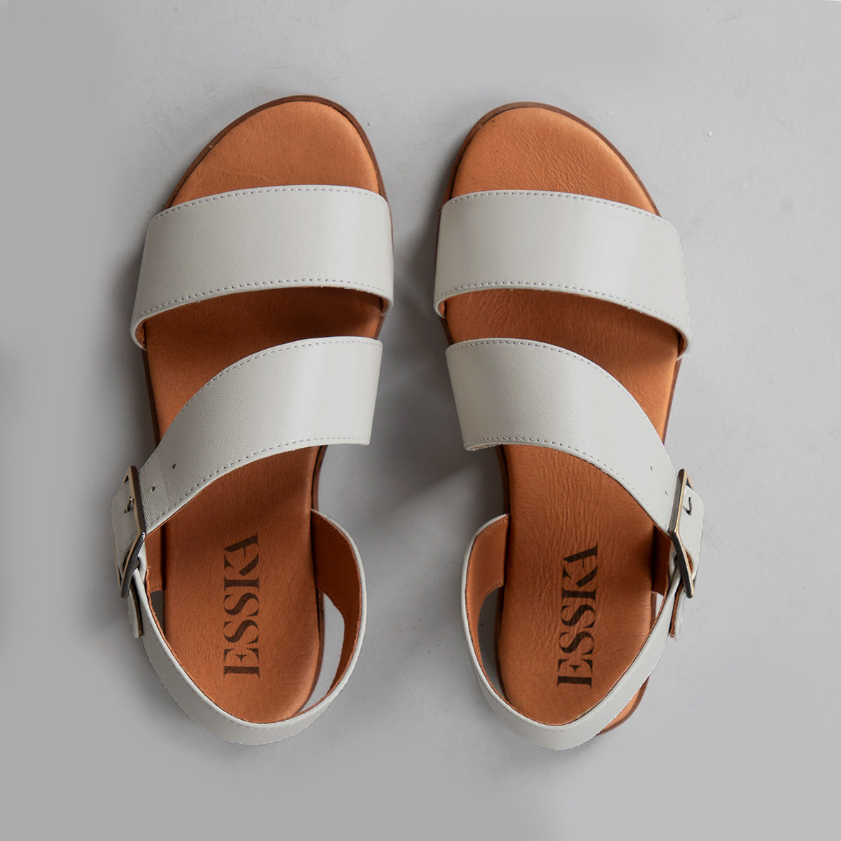 Nicole Off White Leather