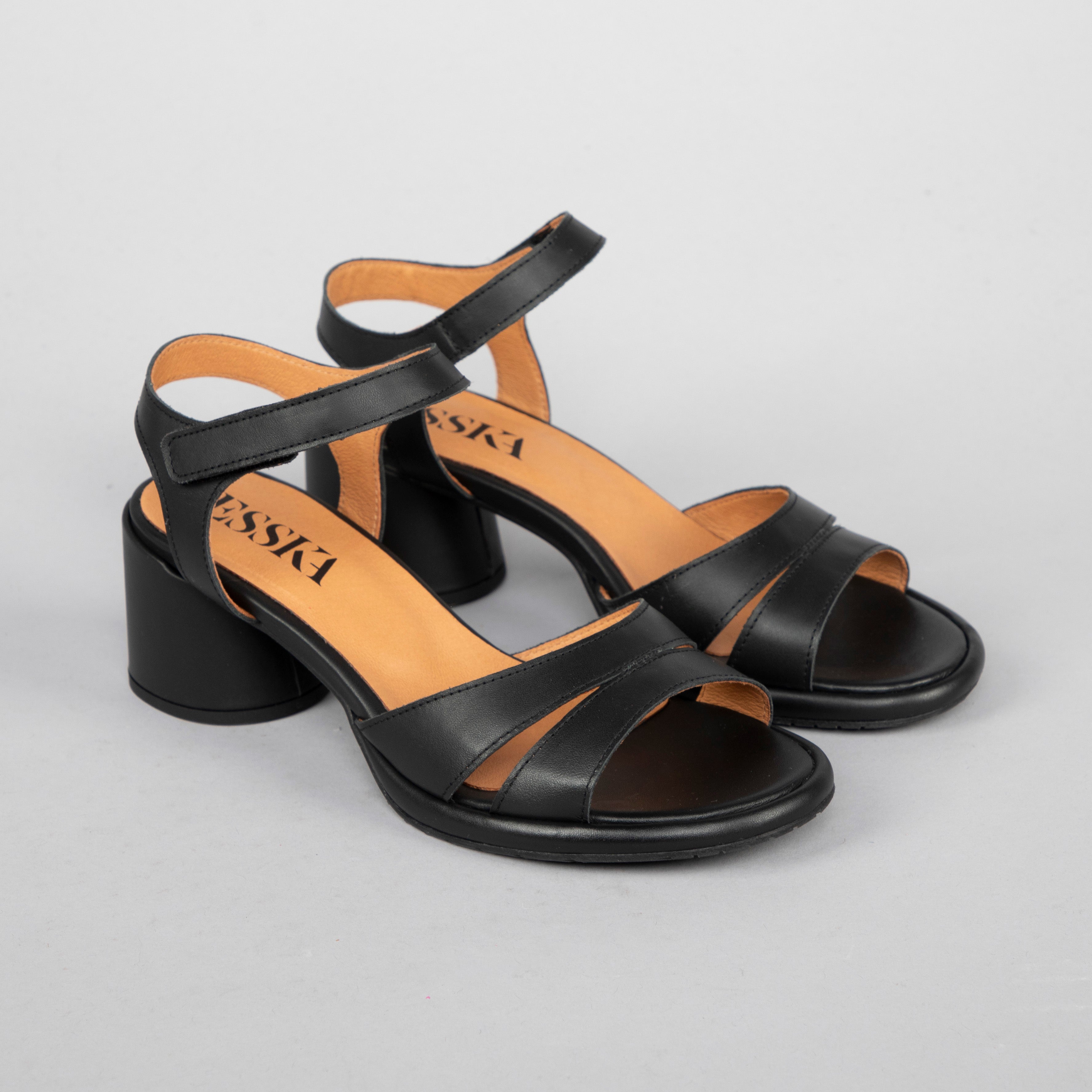 Olivia Black Leather