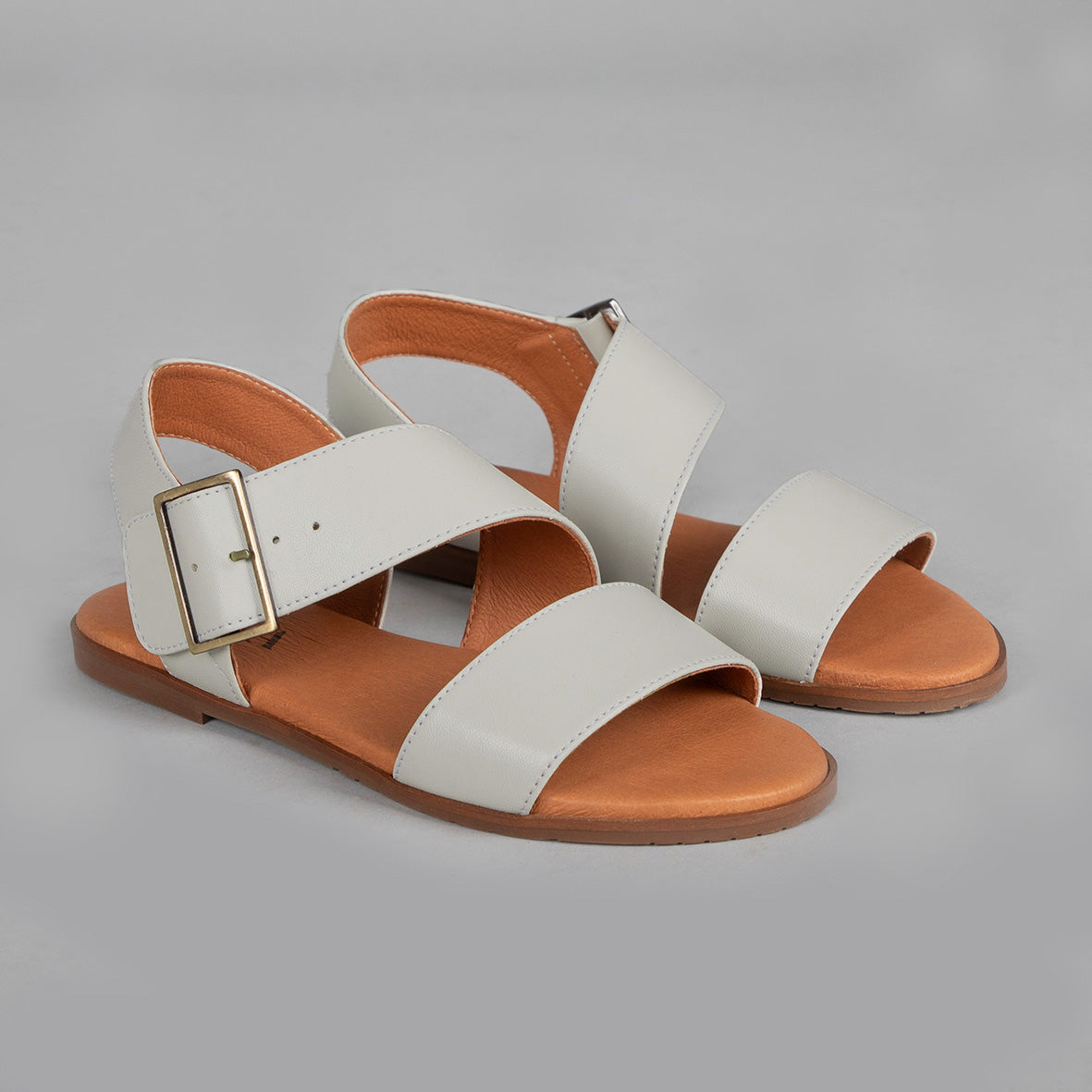 Nicole Off White Leather