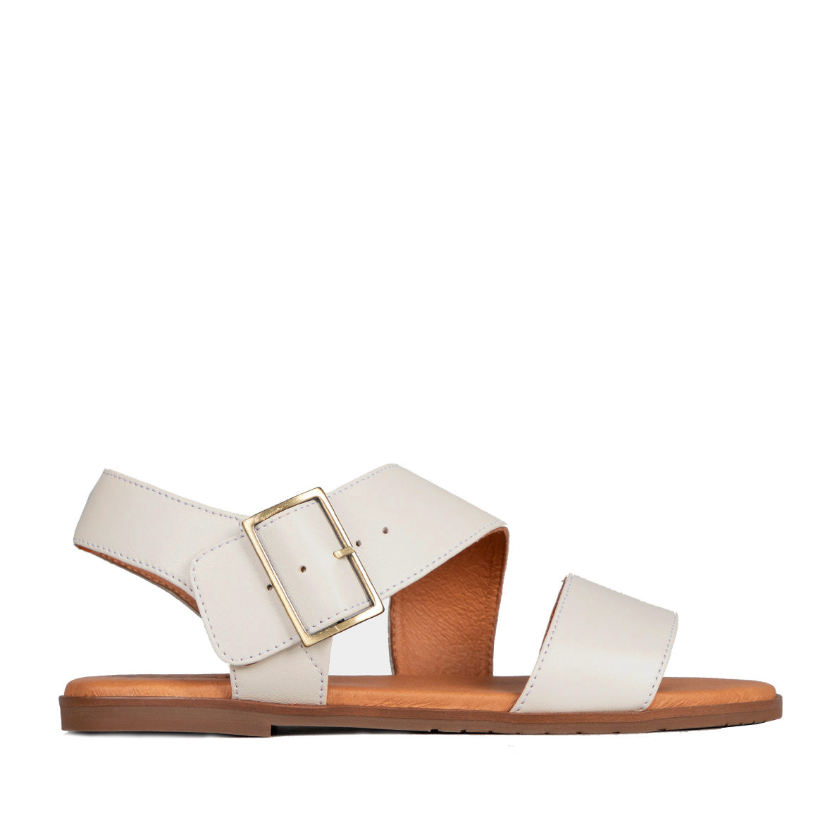 Nicole Off White Leather