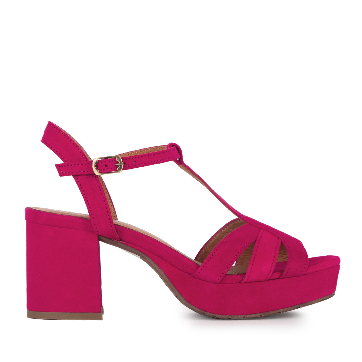 Charlie Fuchsia Suede