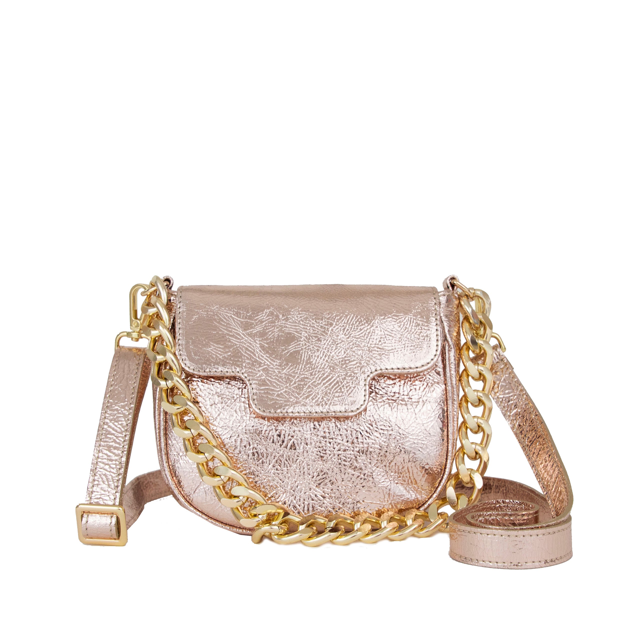 Romeo Bag - Taupe Champagne Metallic