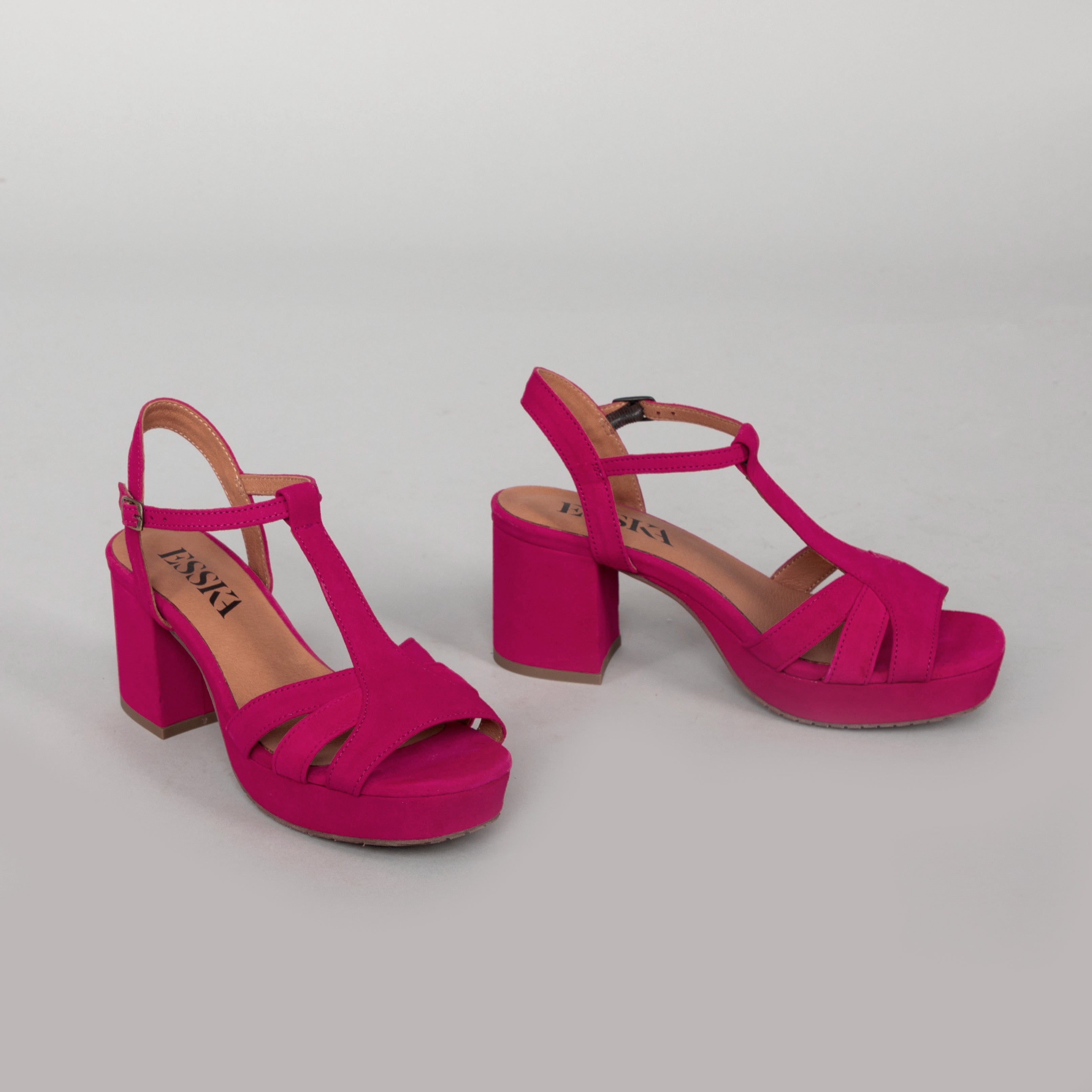 Charlie Fuchsia Suede