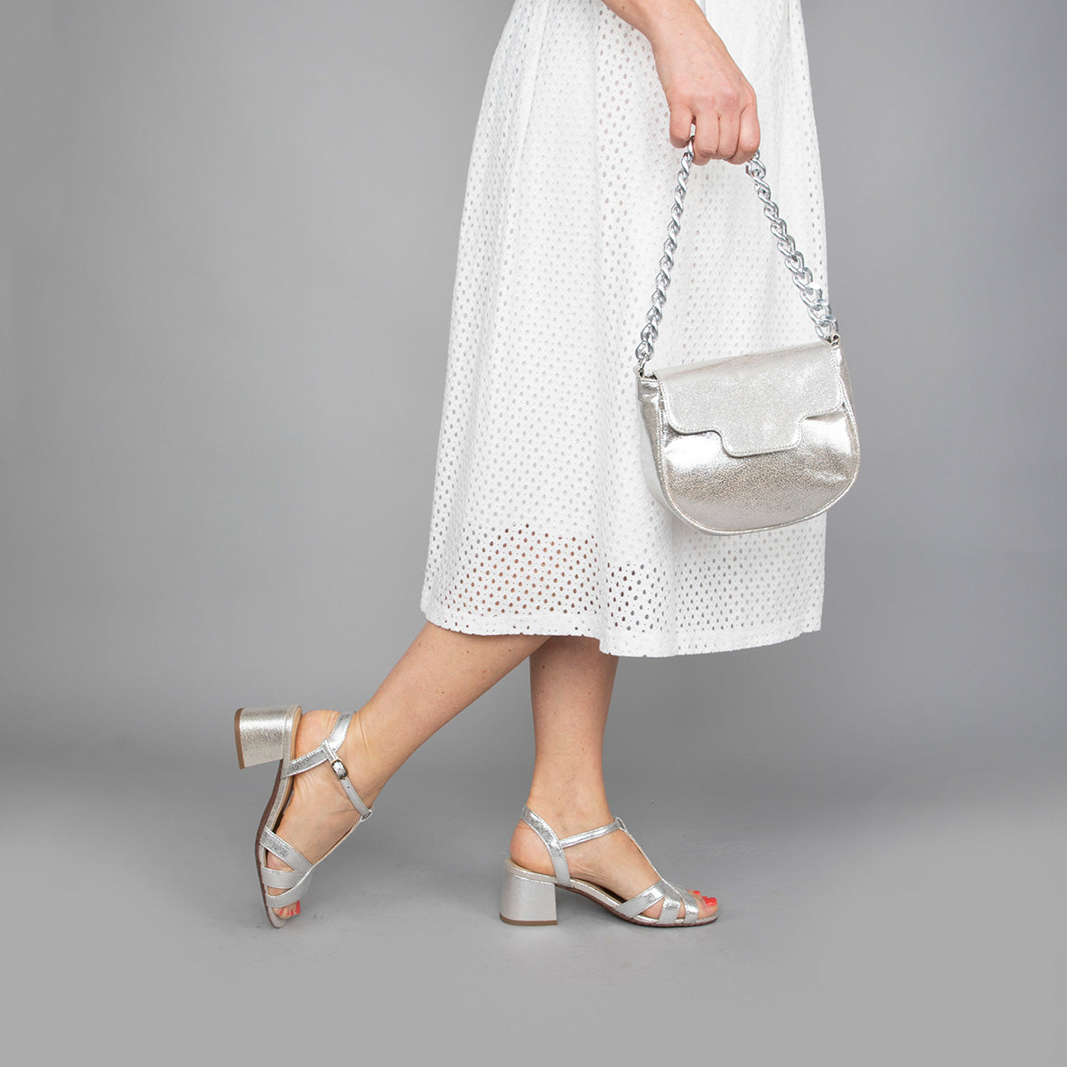 Romeo Bag - Vegan Silver
