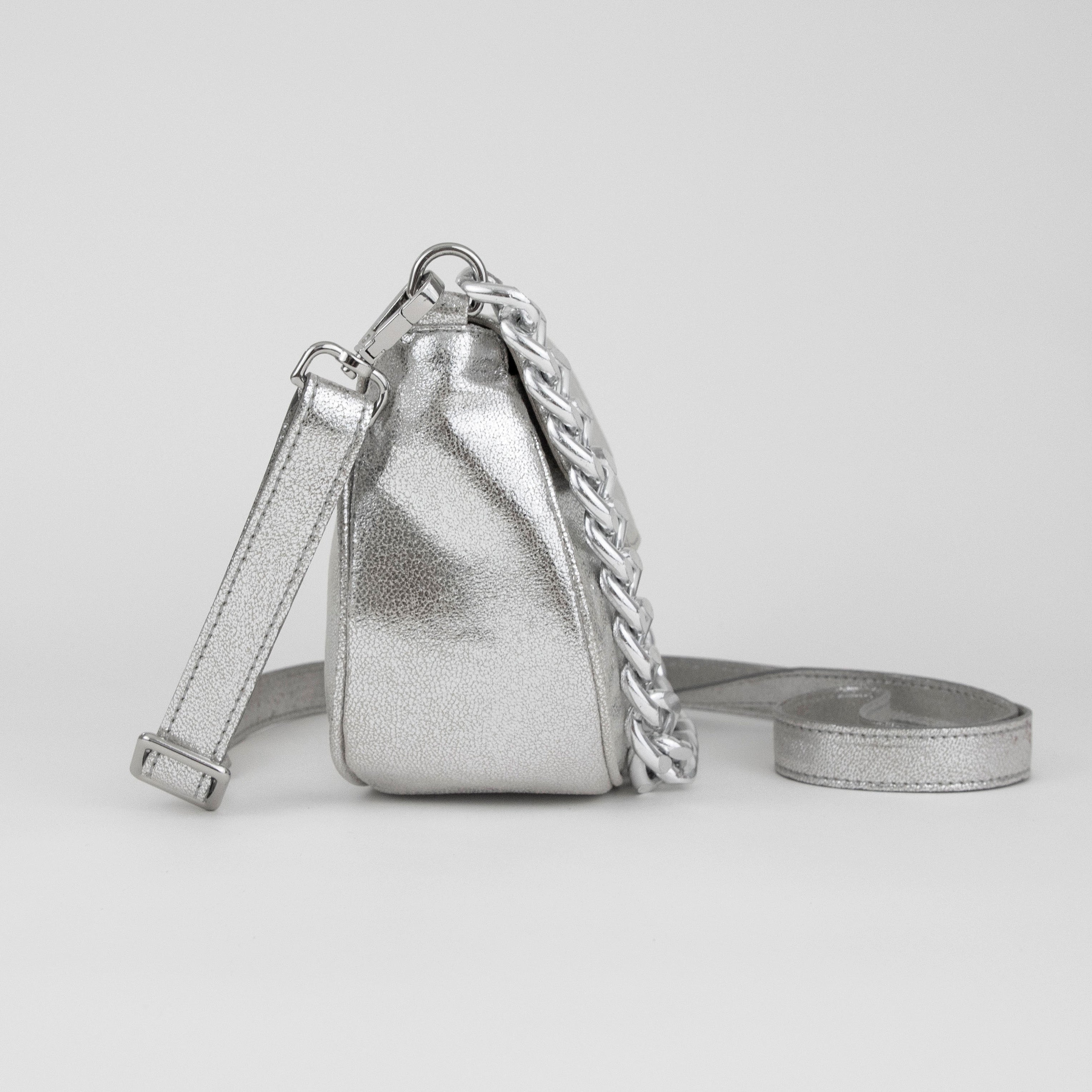 Romeo Bag - Vegan Silver