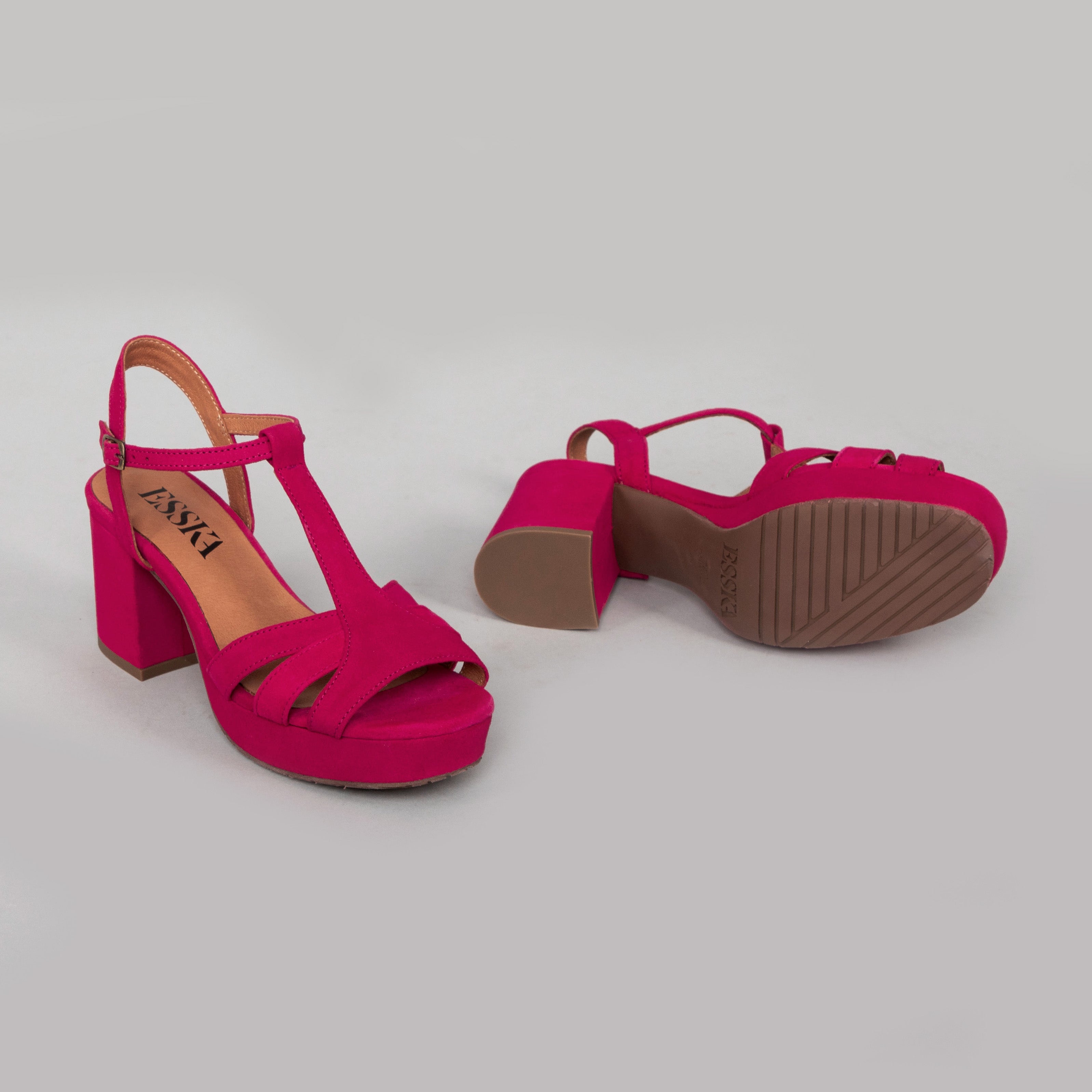 Charlie Fuchsia Suede
