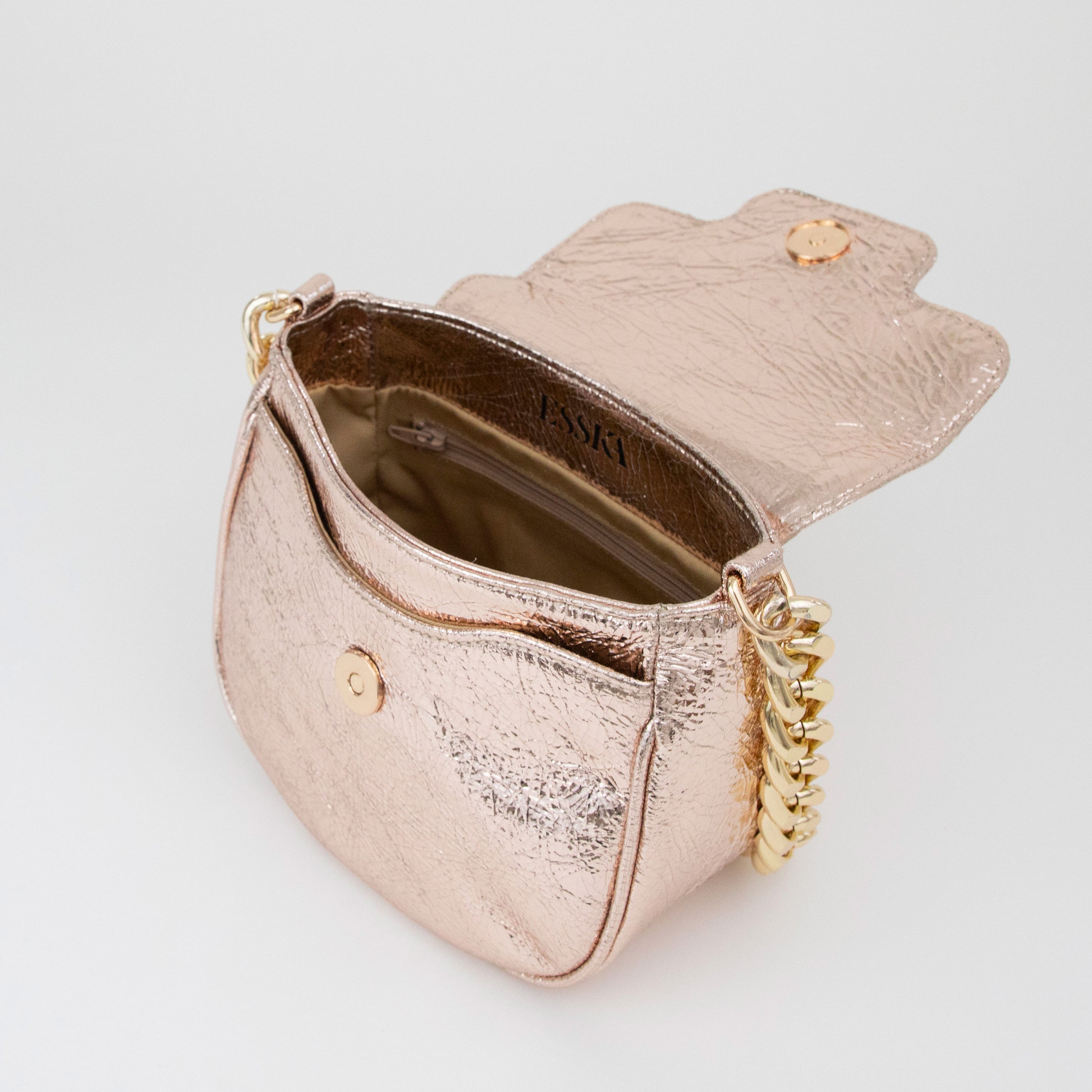 Romeo Bag - Taupe Champagne Metallic